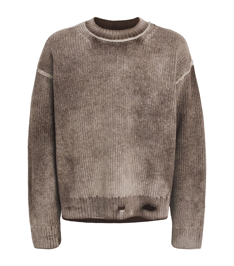 Wool Distressed Sweater