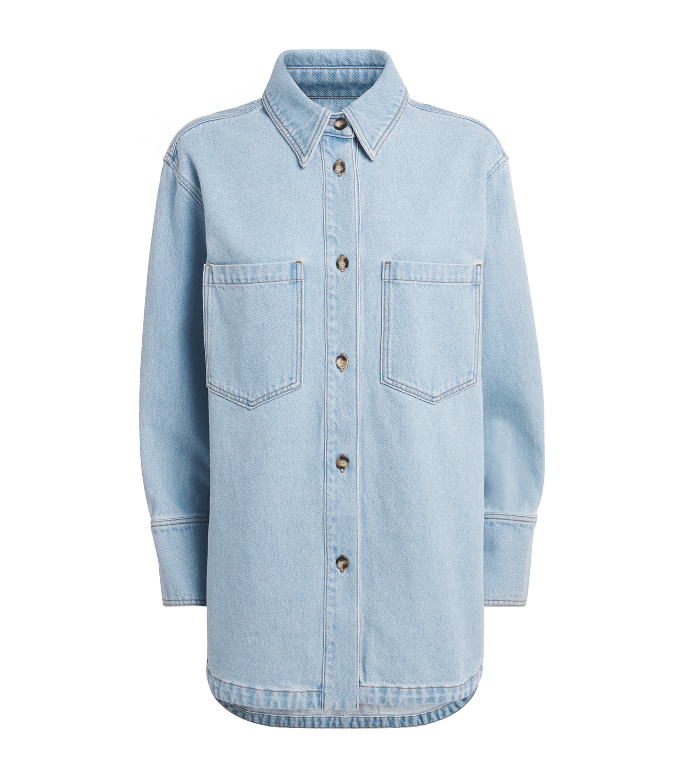 Joseph Womens Denim Idar Shirt Ice Blue