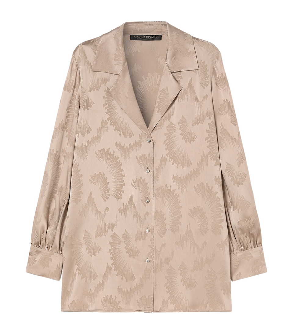 Satin Textured Faraone Shirt
