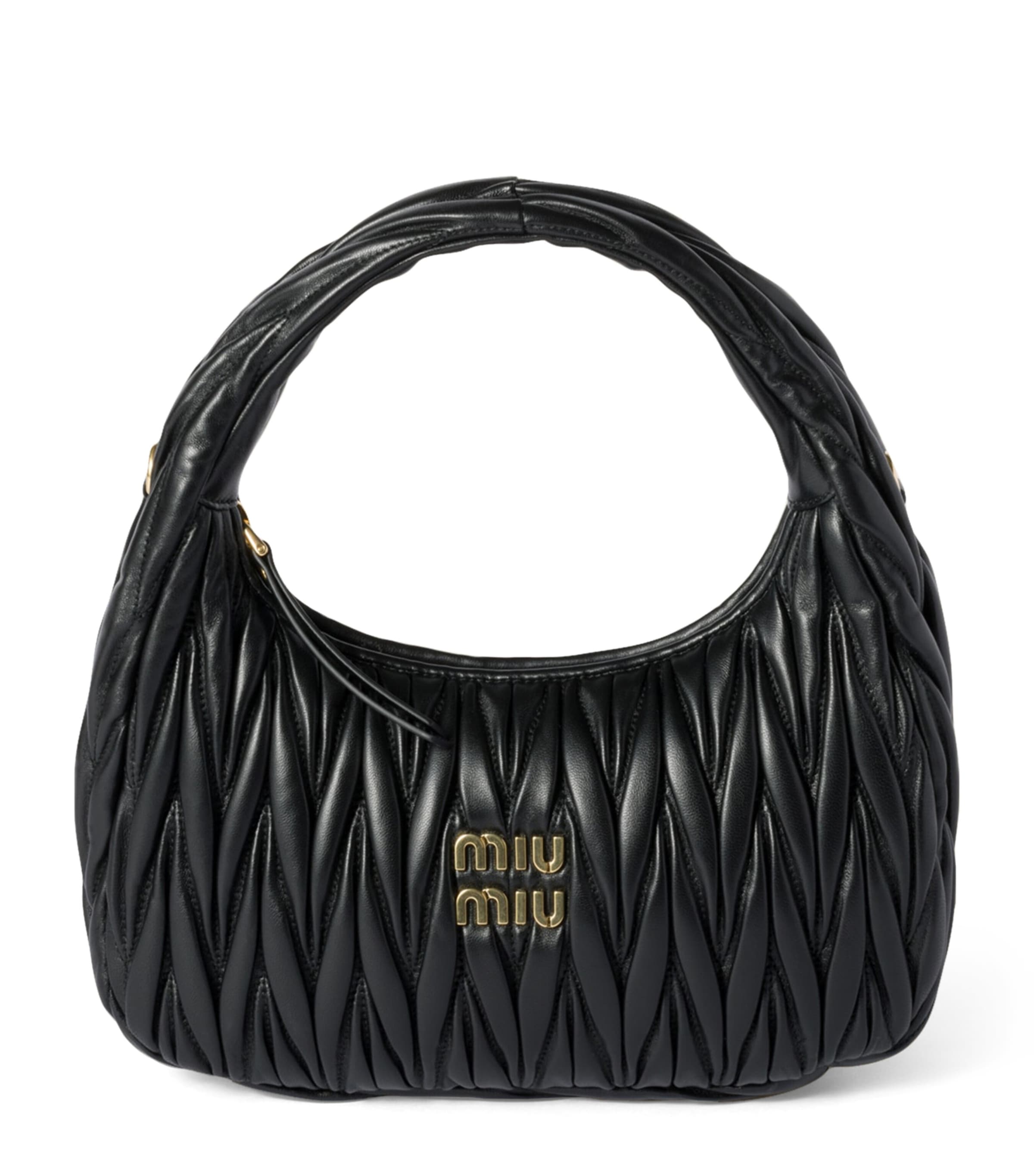 Miu Miu Matelassé Leather Wander Top-Handle Bag