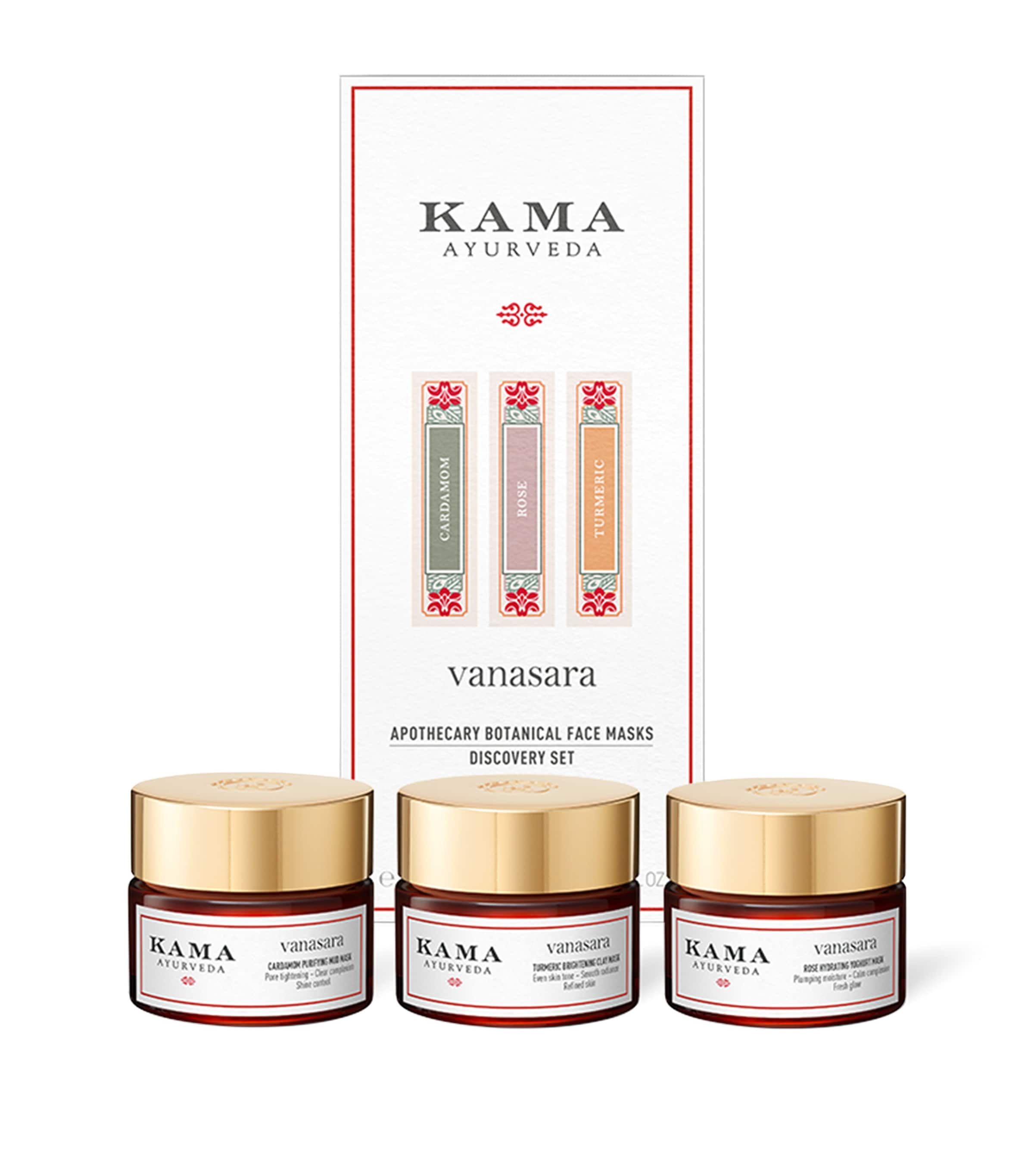 KAMA AYURVEDA Vanasara Masks Discovery Set