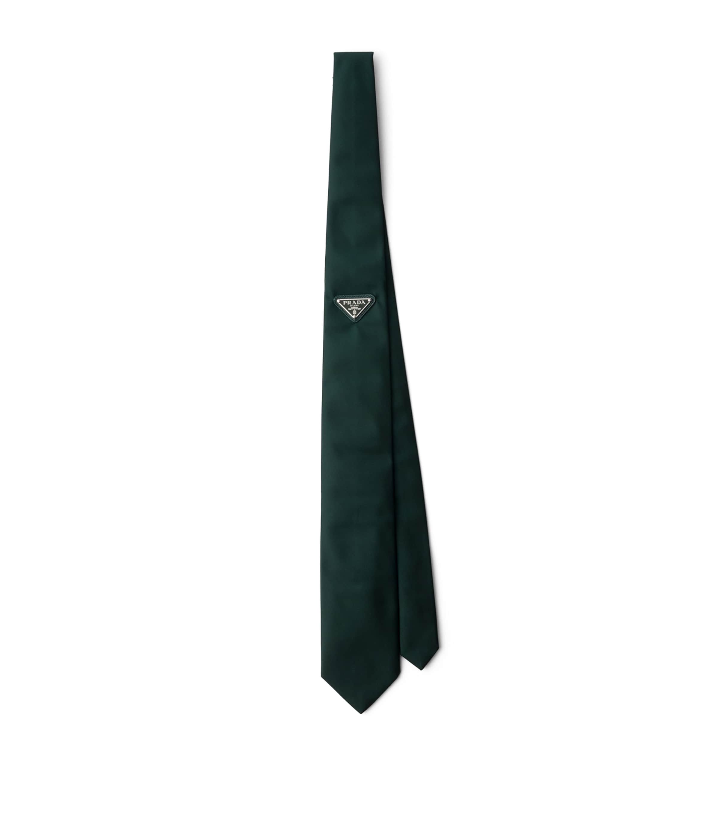 Prada Re-Nylon Triangle Tie
