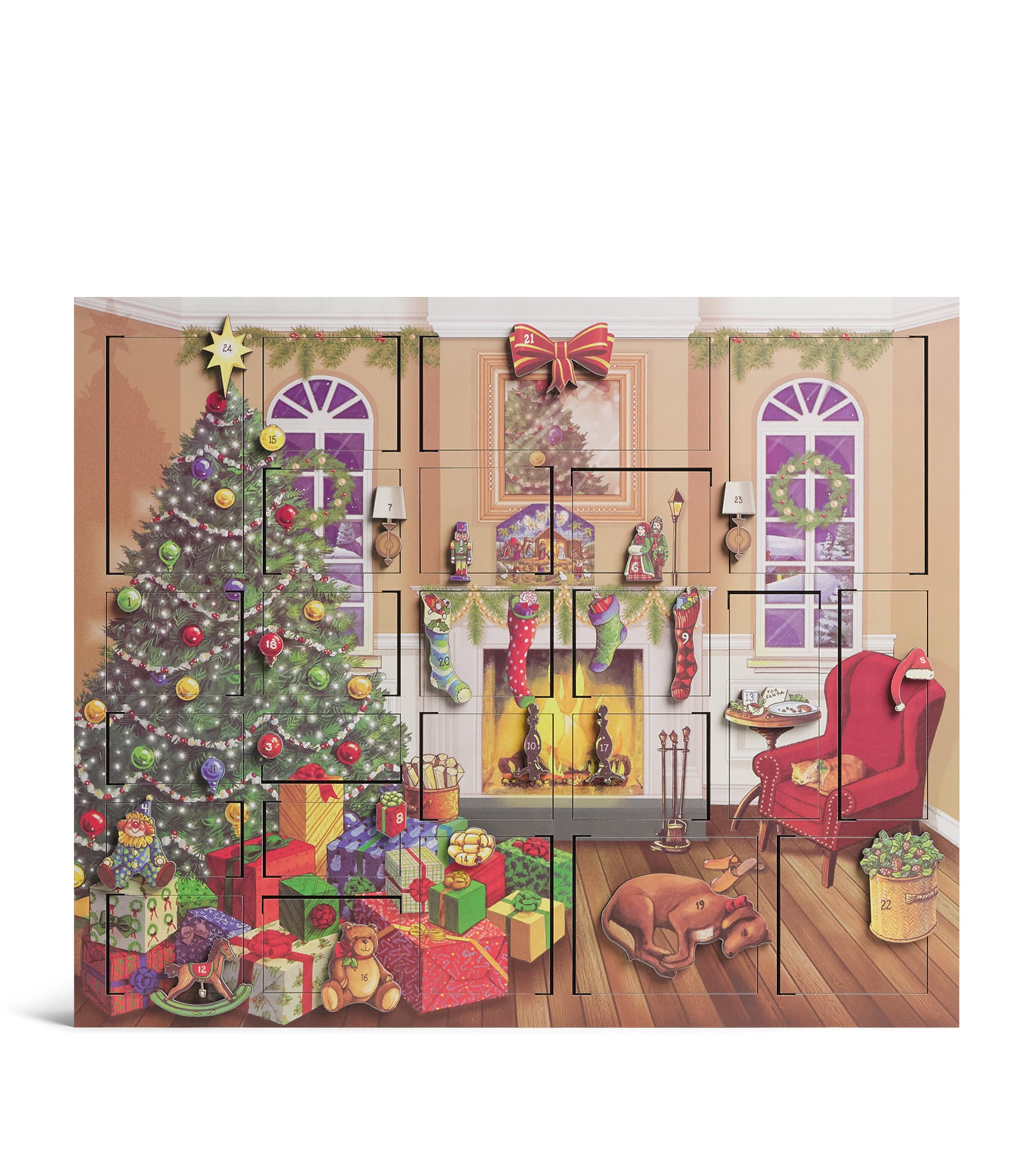 Byers' Choice Fireside Musical Advent Calendar