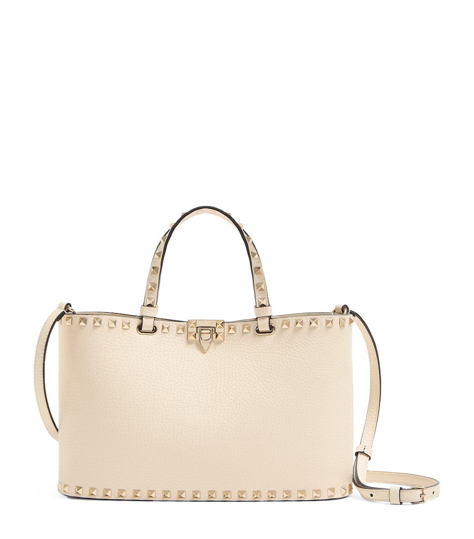 Small Leather Rockstud Cross-Body Bag