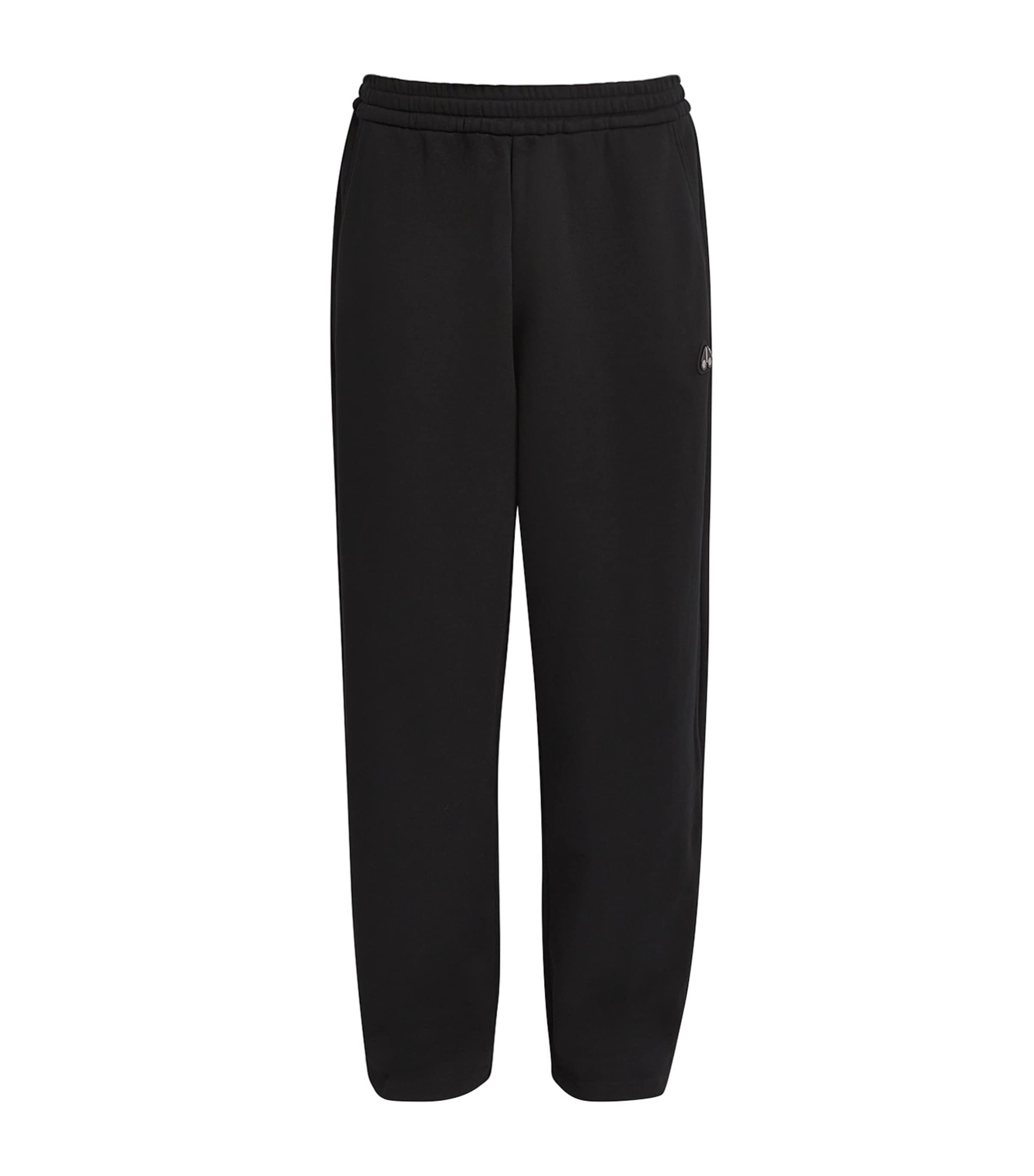 Moose Knuckles Mens Logo Yul Sweatpants Black