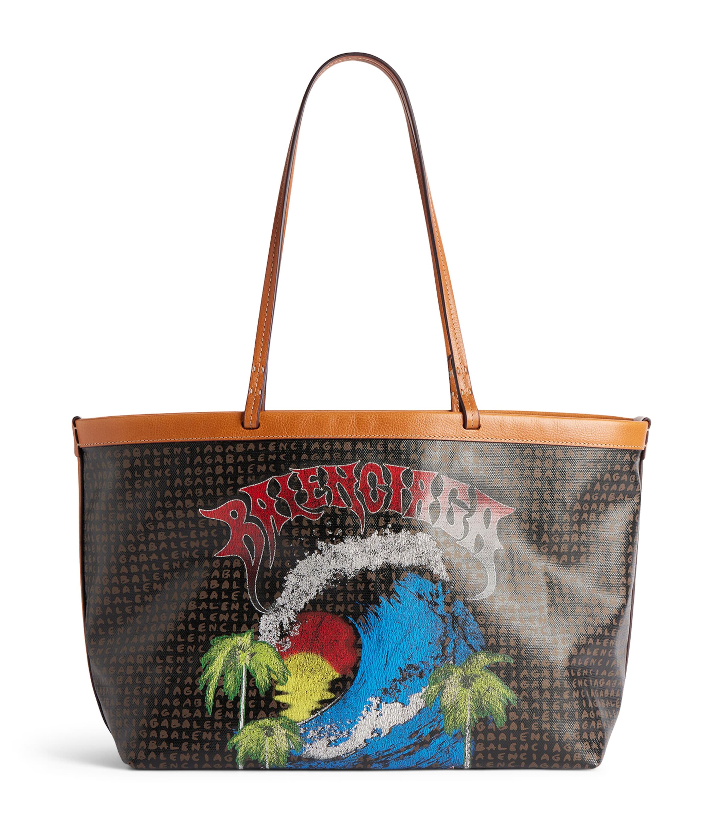 Balenciaga Medium Coated Canvas Select Tote Bag