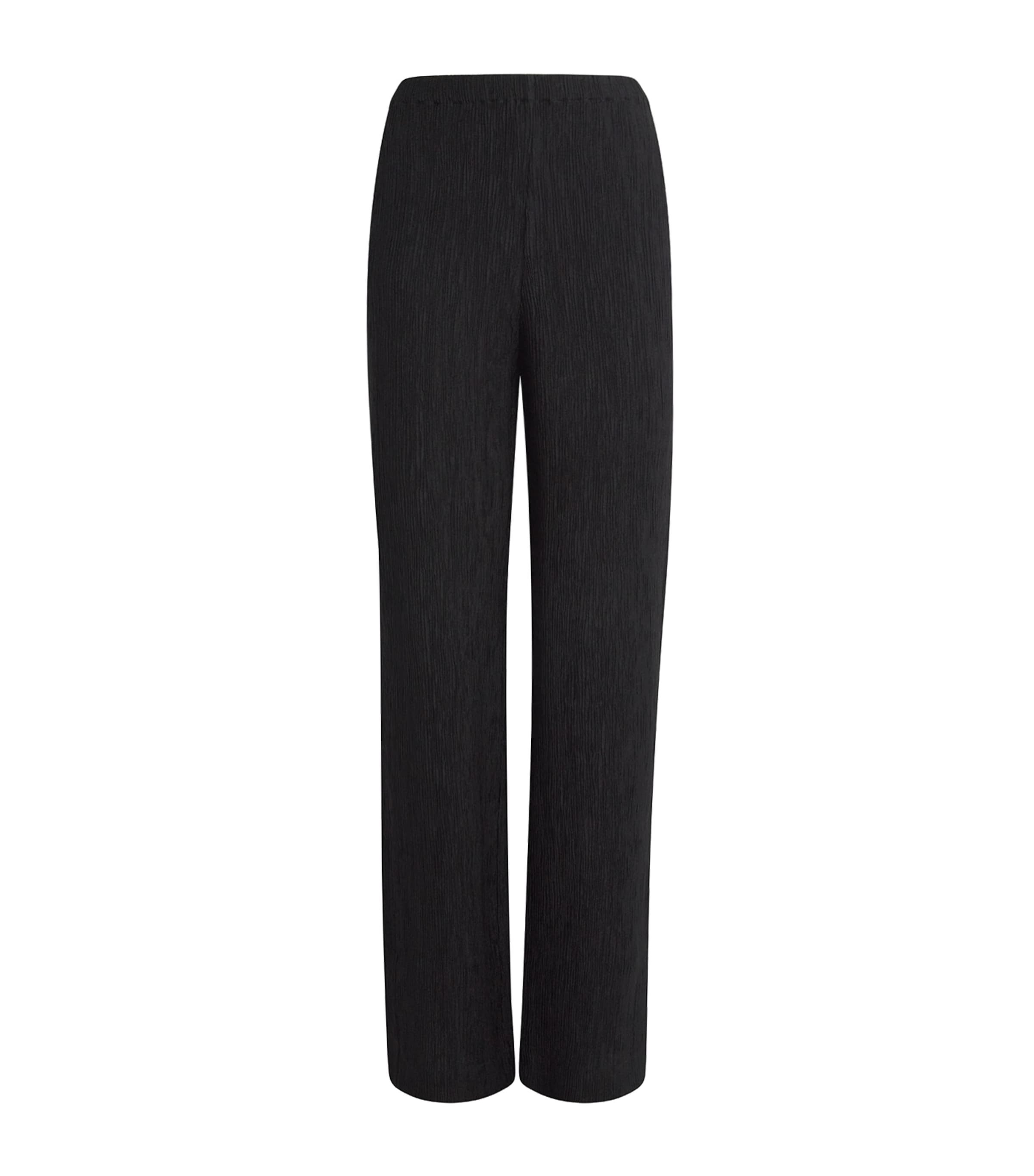 Crinkled Aden Straight Trousers