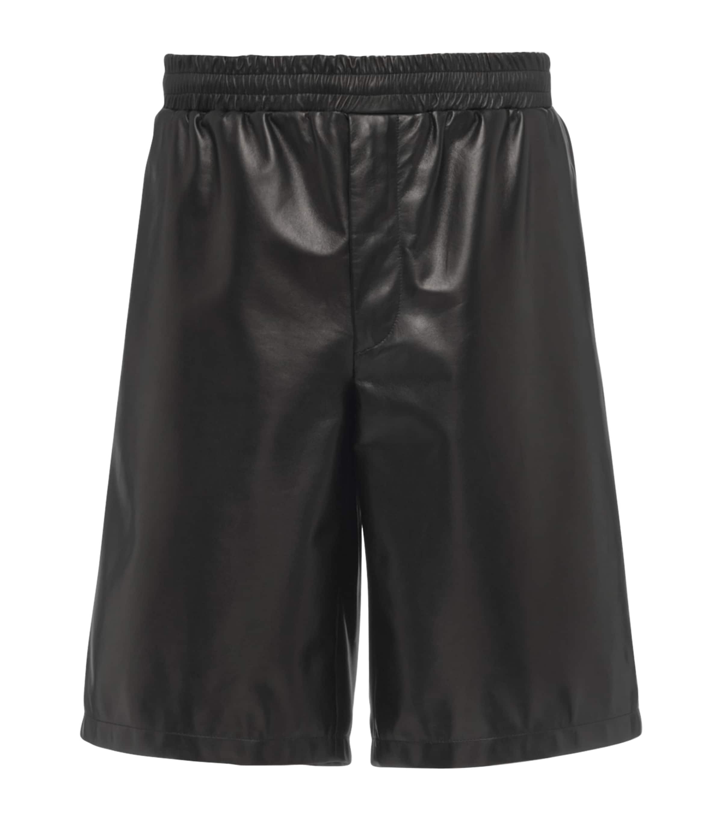 Leather Bermuda Shorts