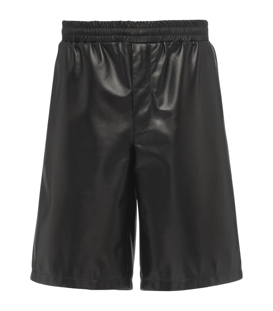 Leather Bermuda Shorts