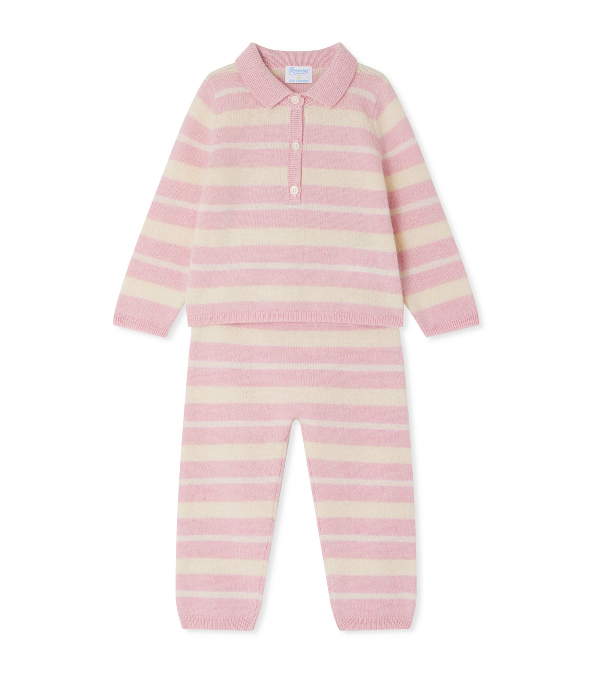 x Guest In Residence Cashmere Lumi Sweater and Trousers Set (6-18 Months)