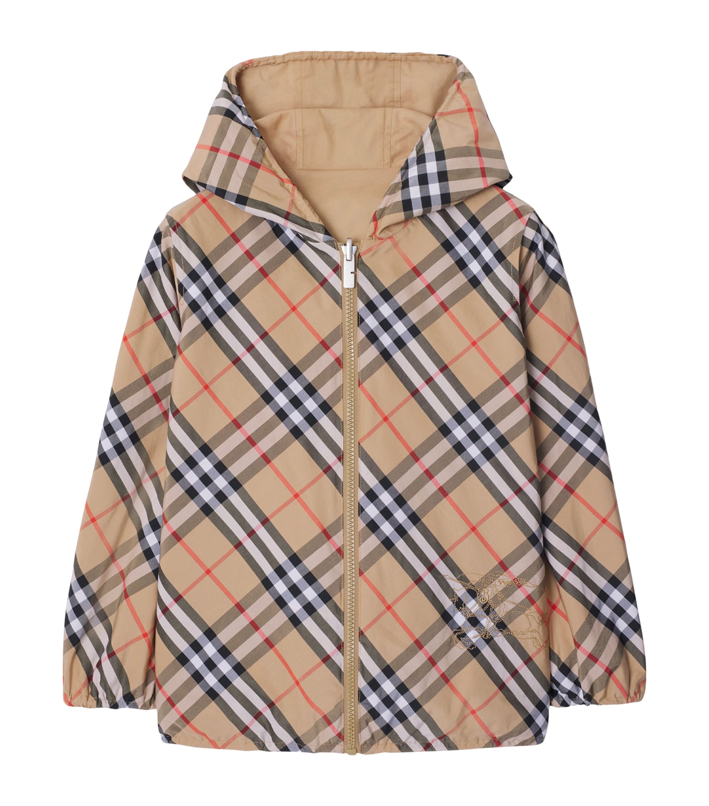 Reversible Check Hooded Jacket (3-12 Years)