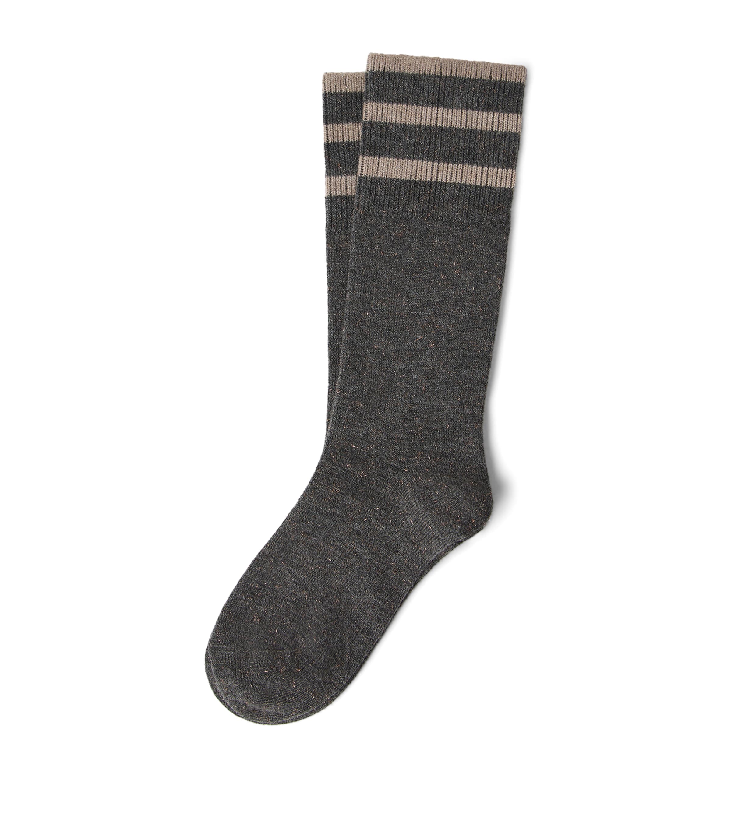 Brunello Cucinelli Womens Cashmere-Blend Sparkling Socks