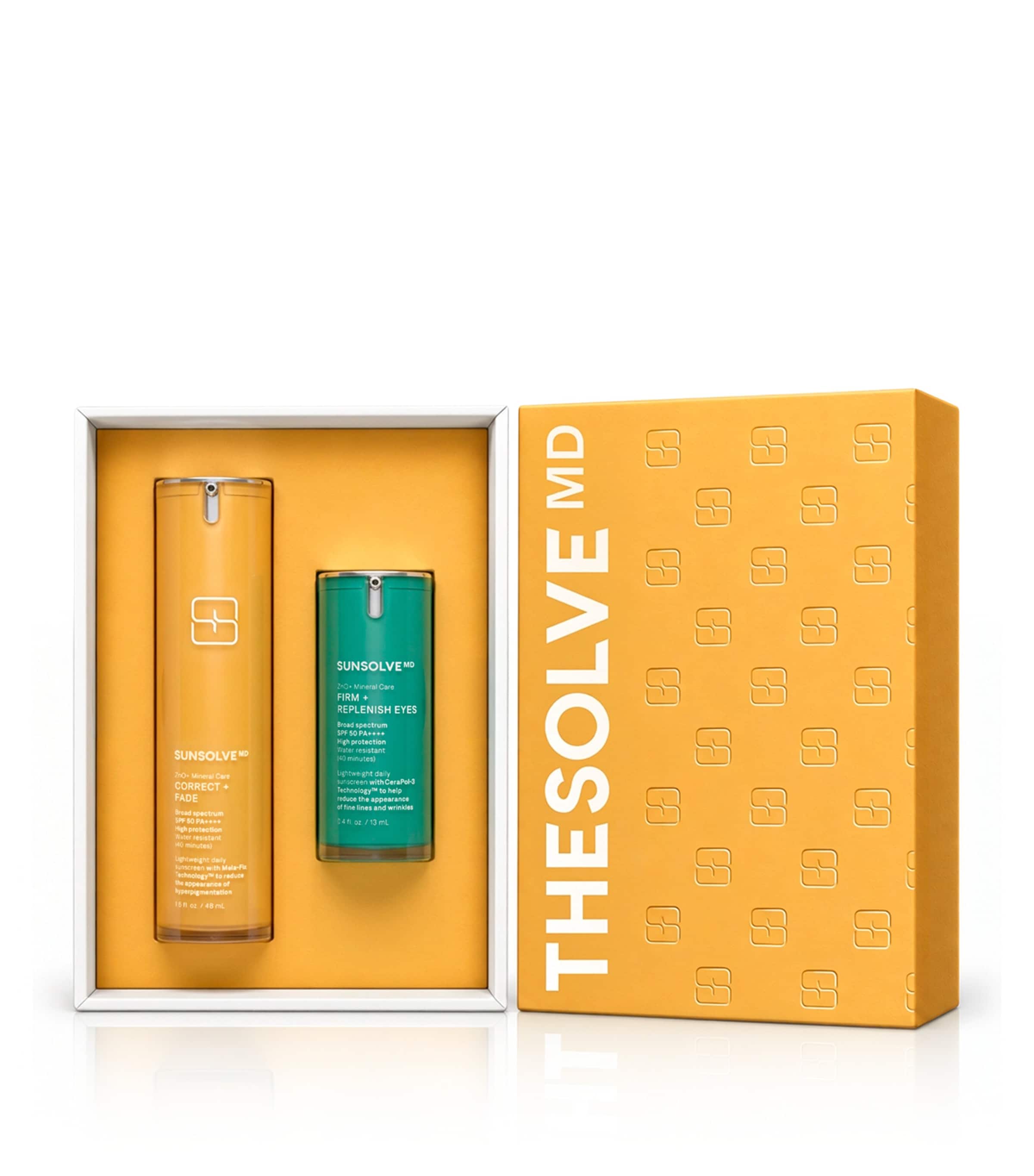 SunsolveMD Brightening Duo SPF 50 PA++++ Turquoise Yellow