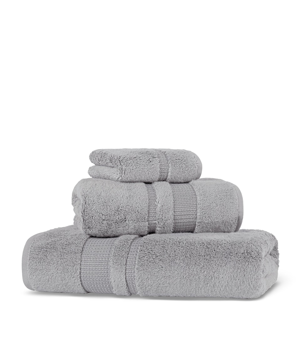 Hamam Cotton Pera Bath Sheet (100cm x 150cm) Dark Frost