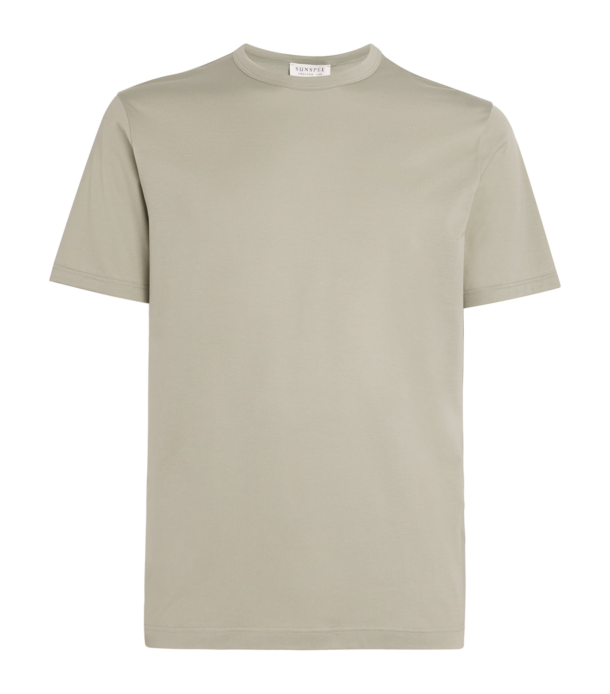 Tシャツ・カットソー GIORGIO ARMANI Biscuit stretch viscose blend t-shirt Gold Label short-sleeved T-shirt in a viscose blend | EA7