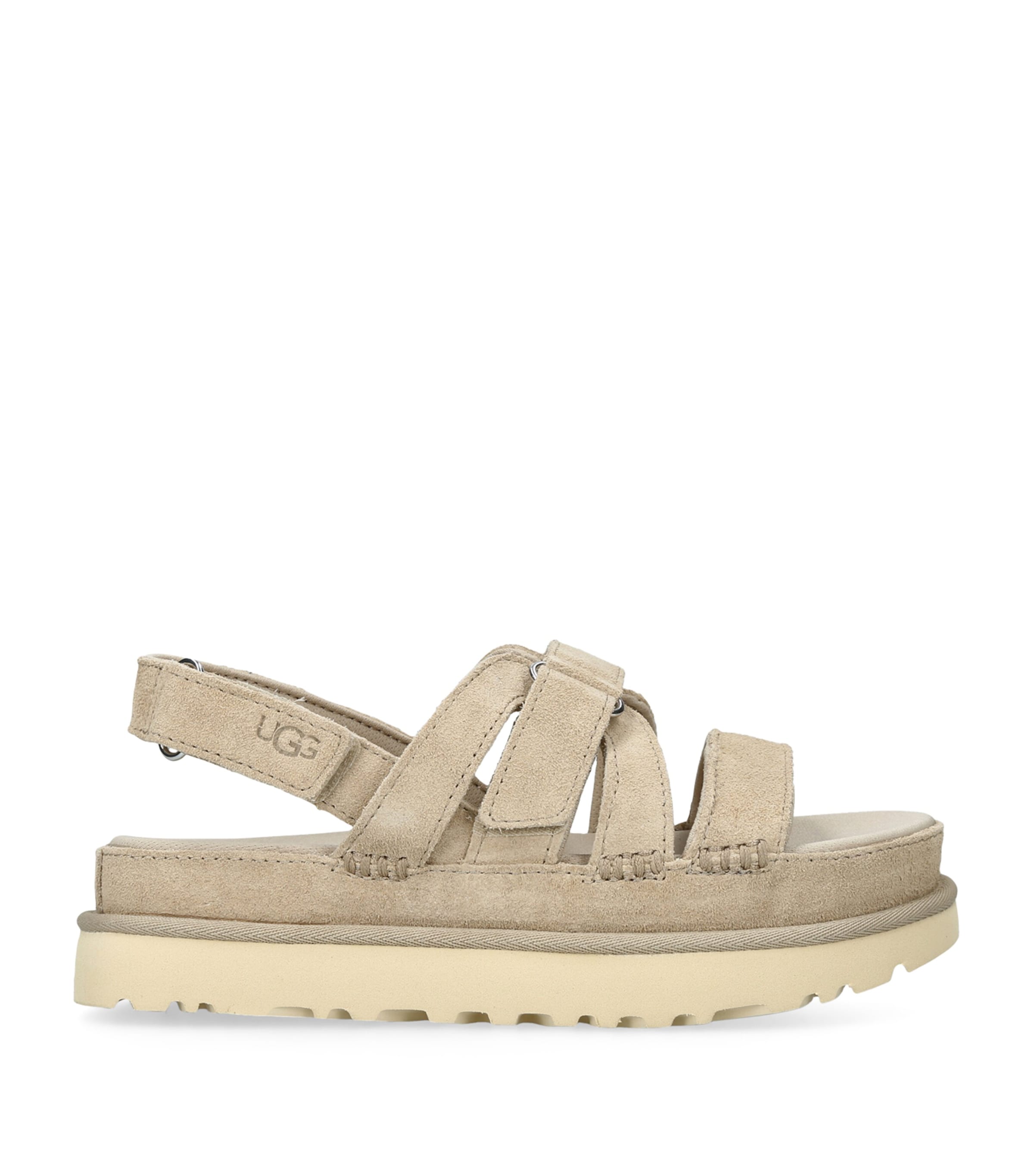 UGG Suede Goldenstar Gleam Sandals Beige
