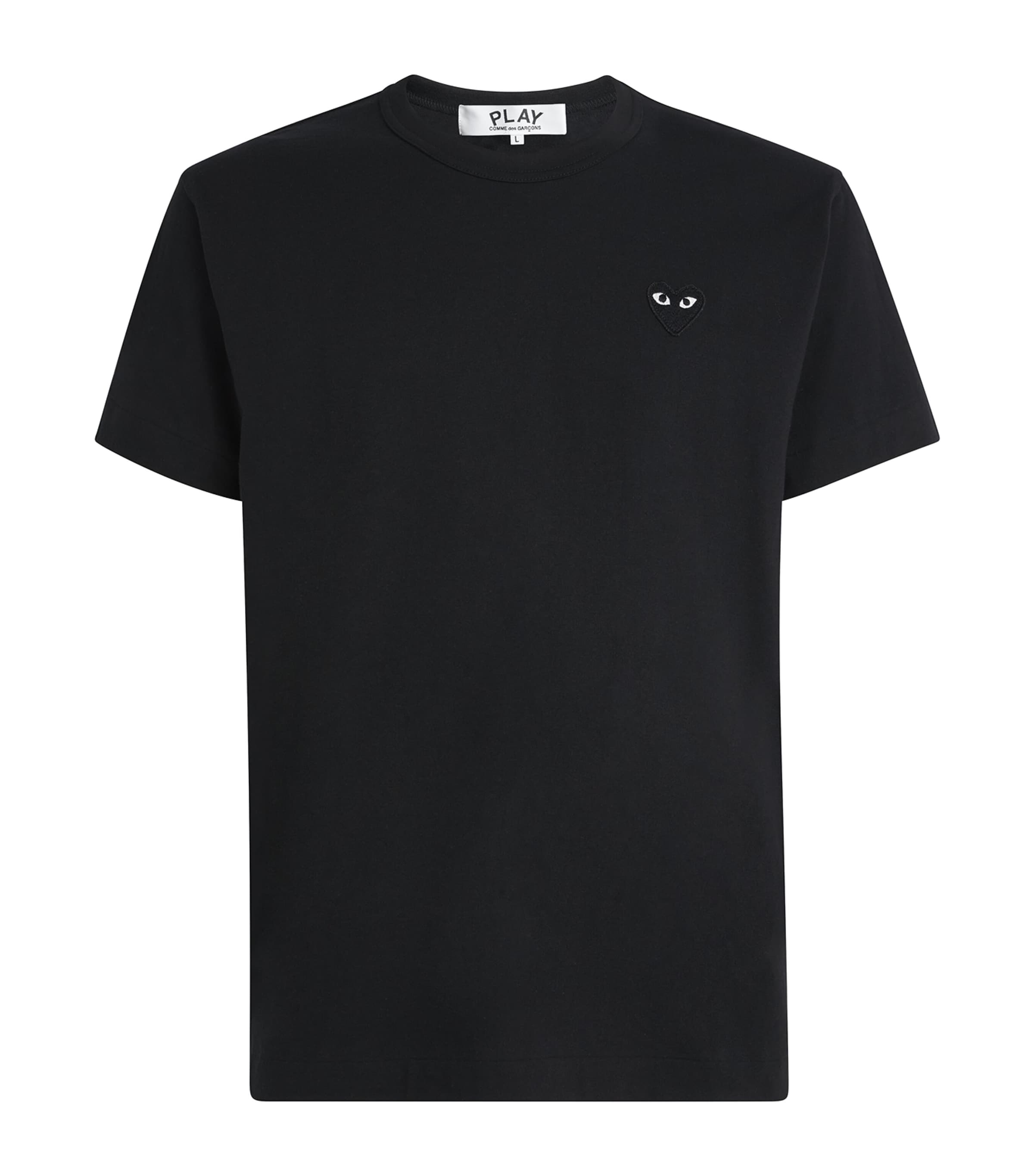 Comme Des Garçons Play Mens Heart Logo T-Shirt Black