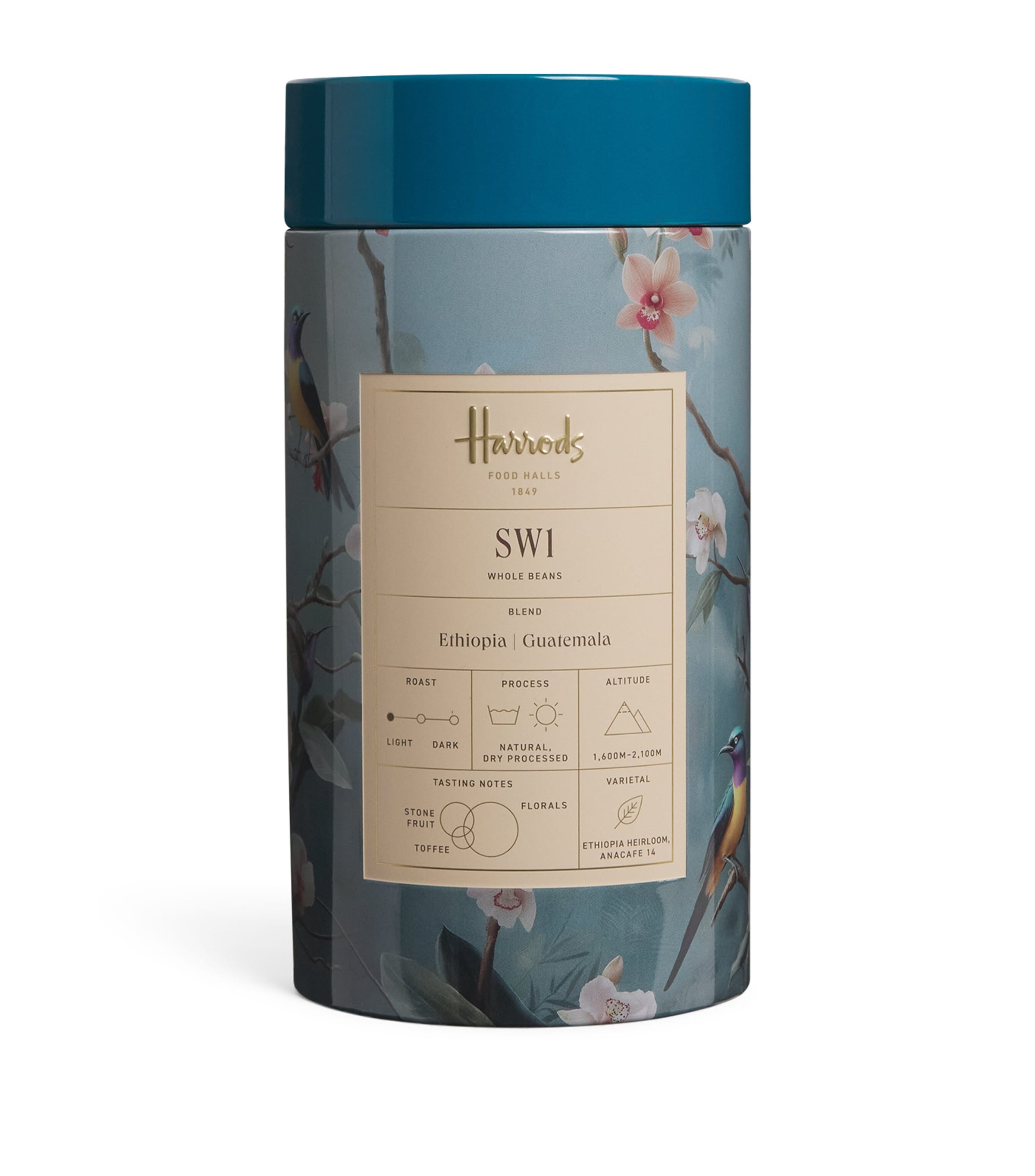 Harrods SW1 Blend Coffee Beans Tin (250g)