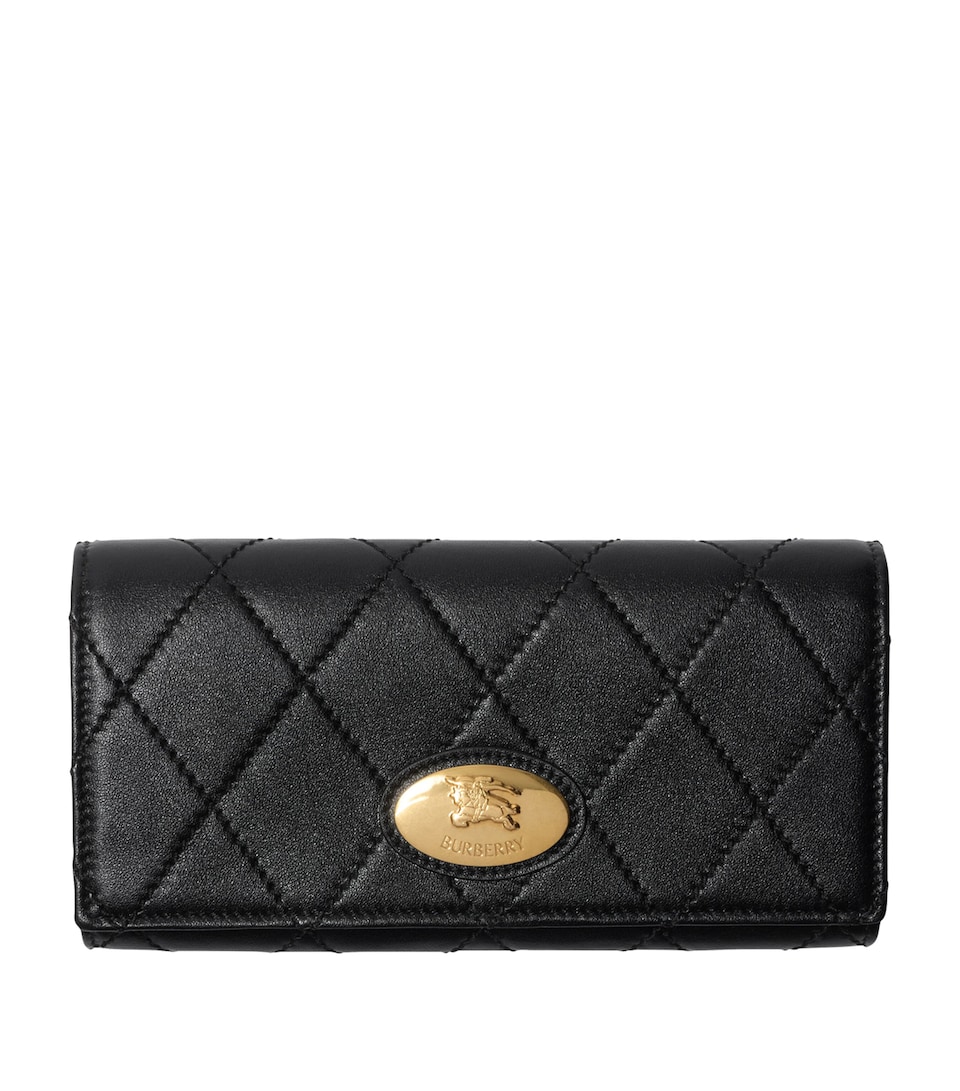 Leather Quilted Wallet