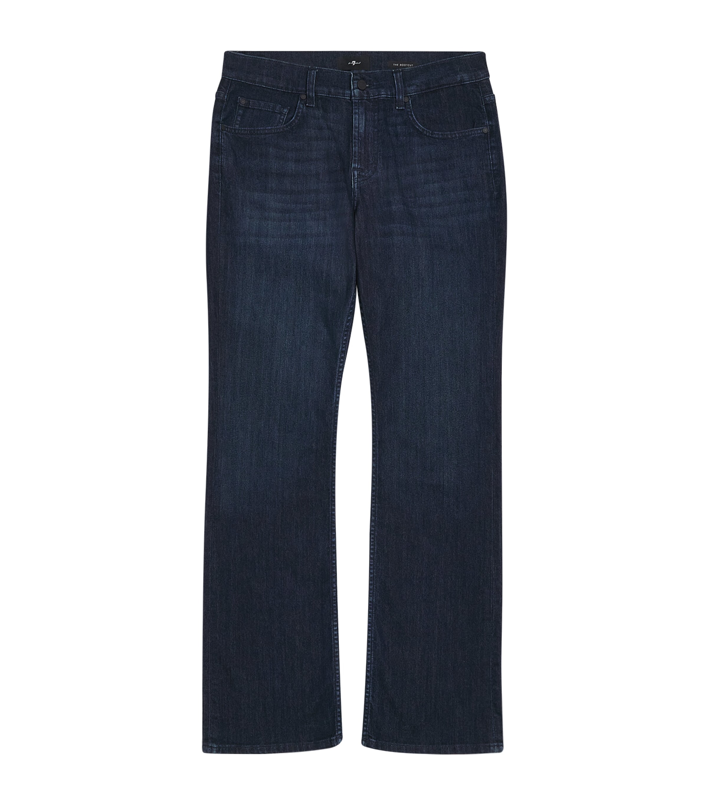 7 For All Mankind Mens The Bootcut Jeans Dark Blue