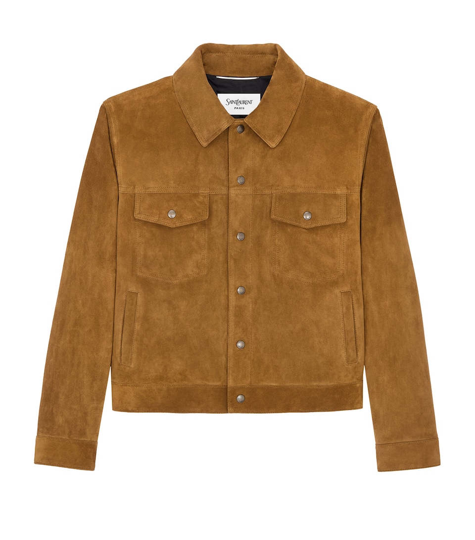 Suede Twin-Pocket Jacket