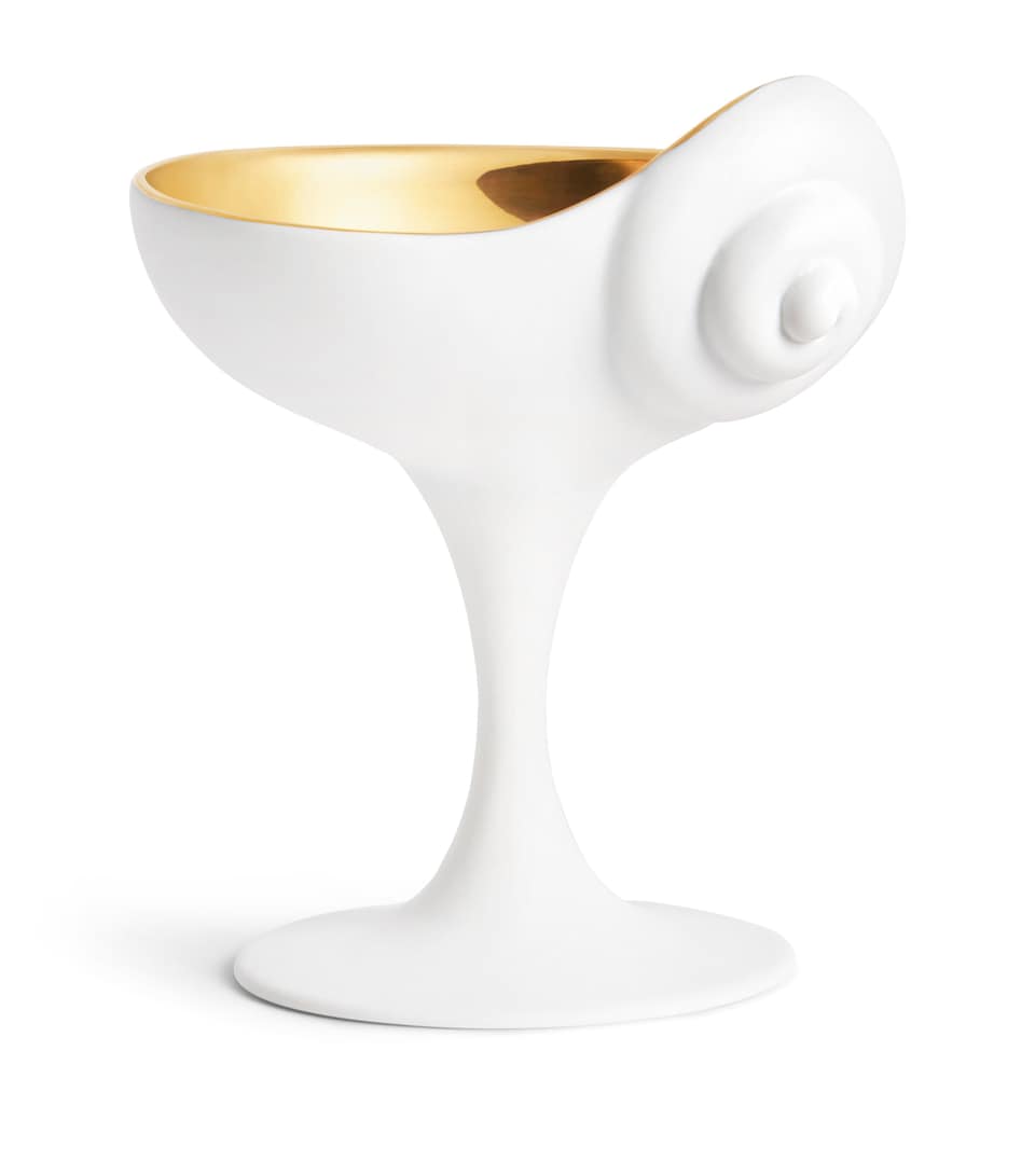 L'Objet Shell Scoop Bowl (14cm) Gold