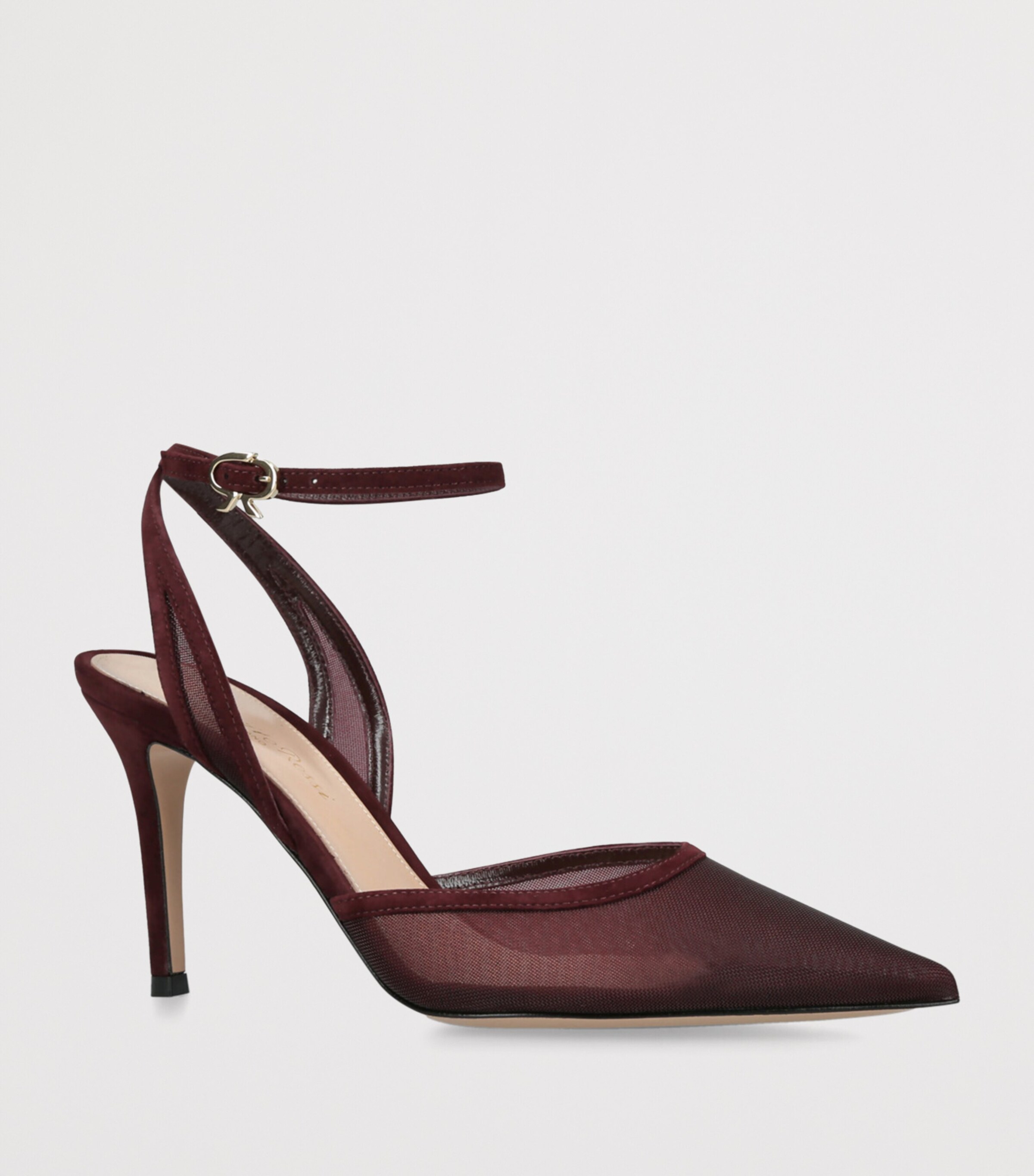 【関税・送料込】GIANVITO ROSSI 5mm カーラ ベルベット バレエ 25.5cm Gianvito Rossi(ジャンヴィト ロッシ) バレエシューズ