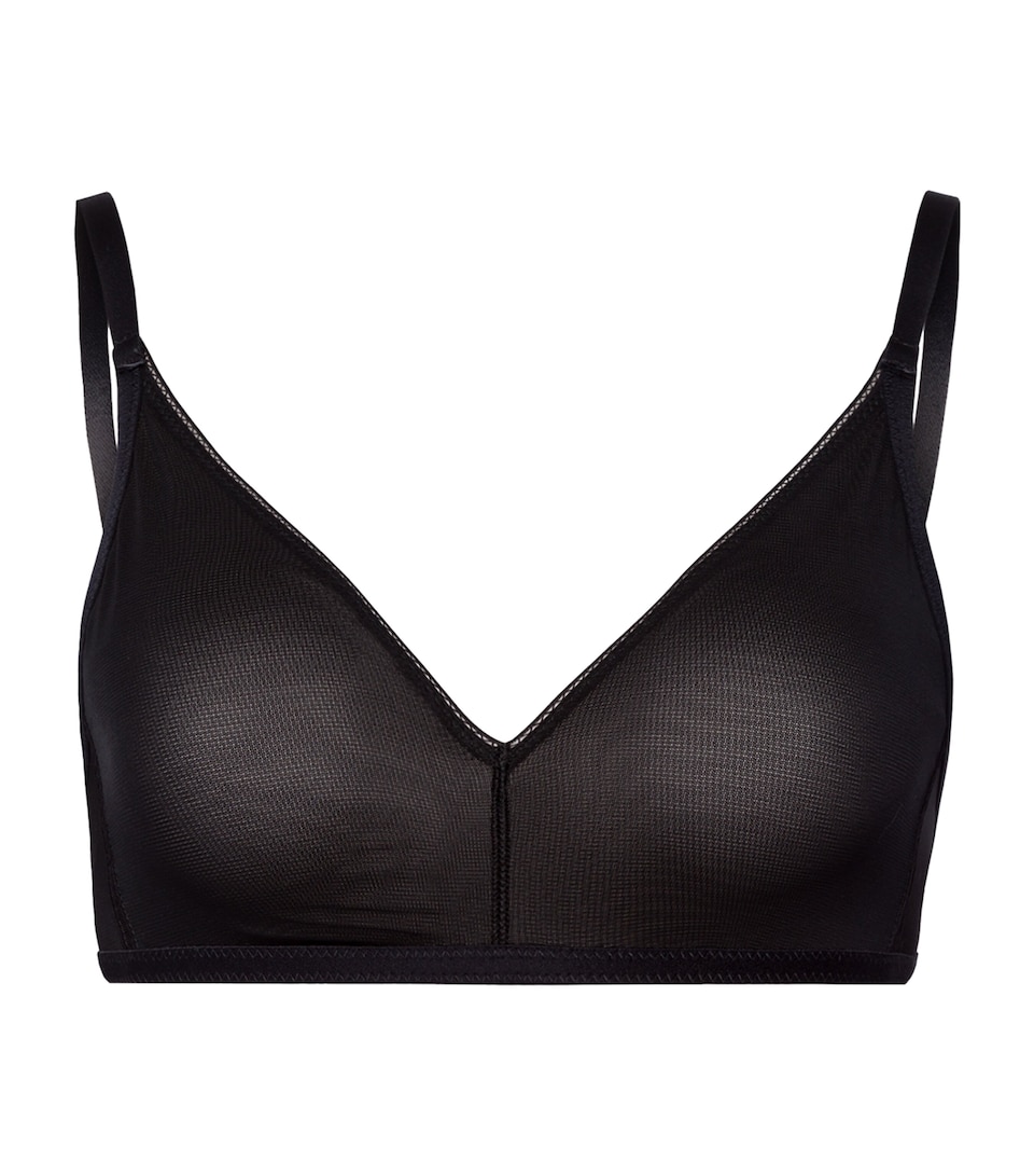Hanro Womens Smooth Illusion Soft Cup Bra Black