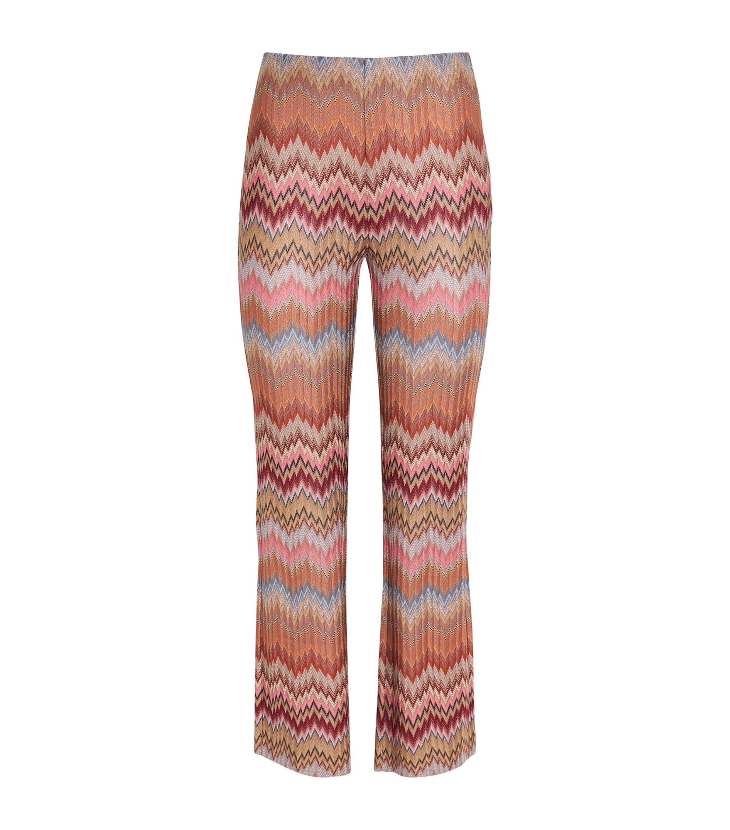 Snake Chevron Bootcut Trousers