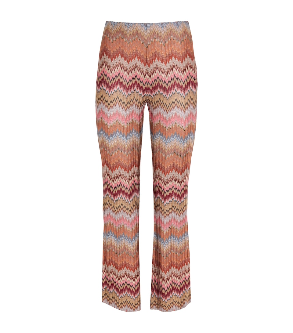 Snake Chevron Bootcut Trousers