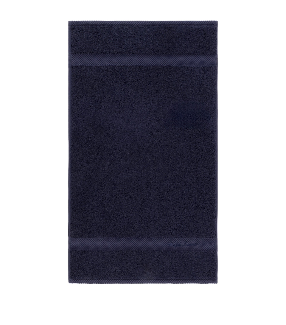 Ralph Lauren Home Cotton Dulaney Guest Towel (42cm x 70cm) Midnight