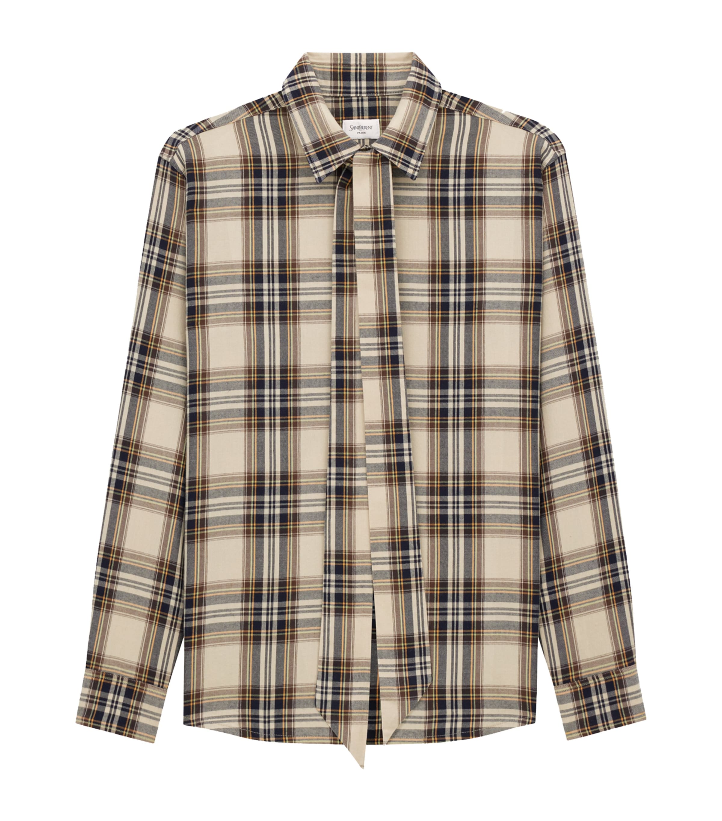 Tartan Pussybow Shirt