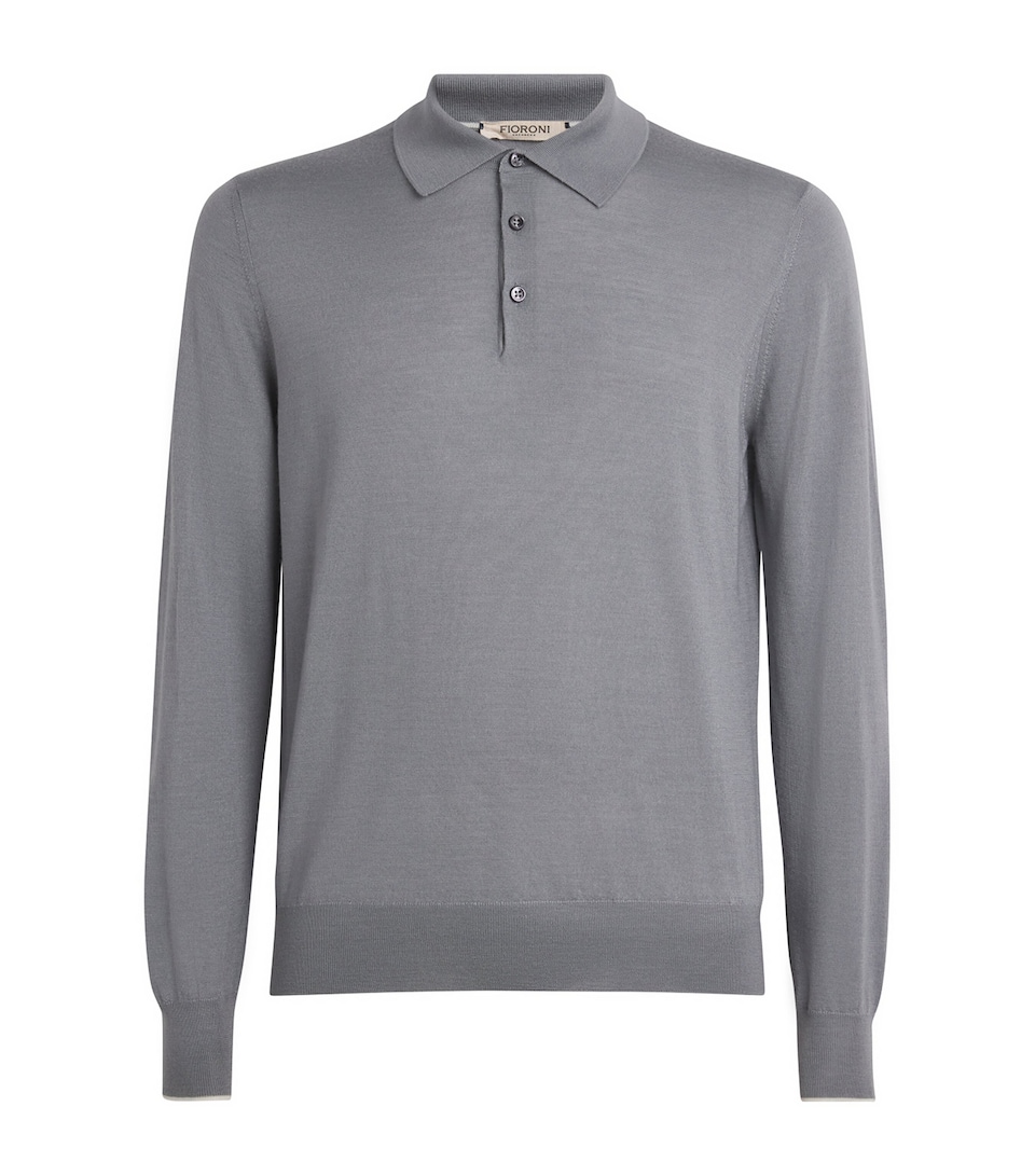 Cashmere-Silk Polo Shirt
