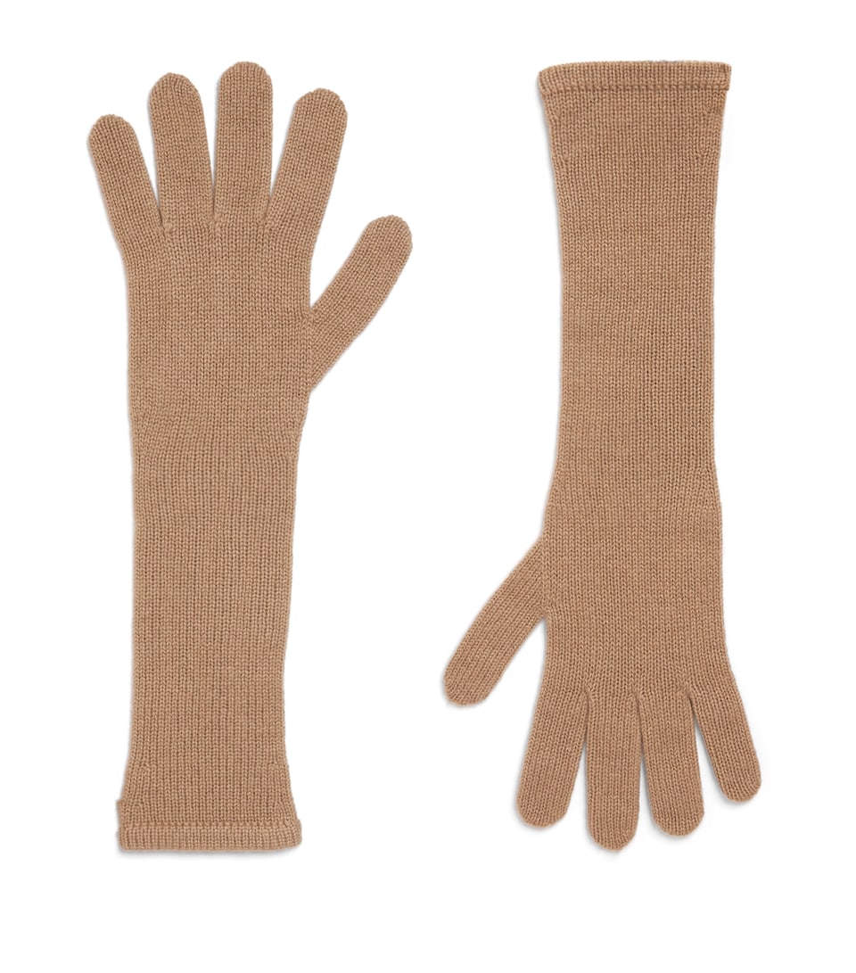 Max Mara Cashmere Gloves Camel