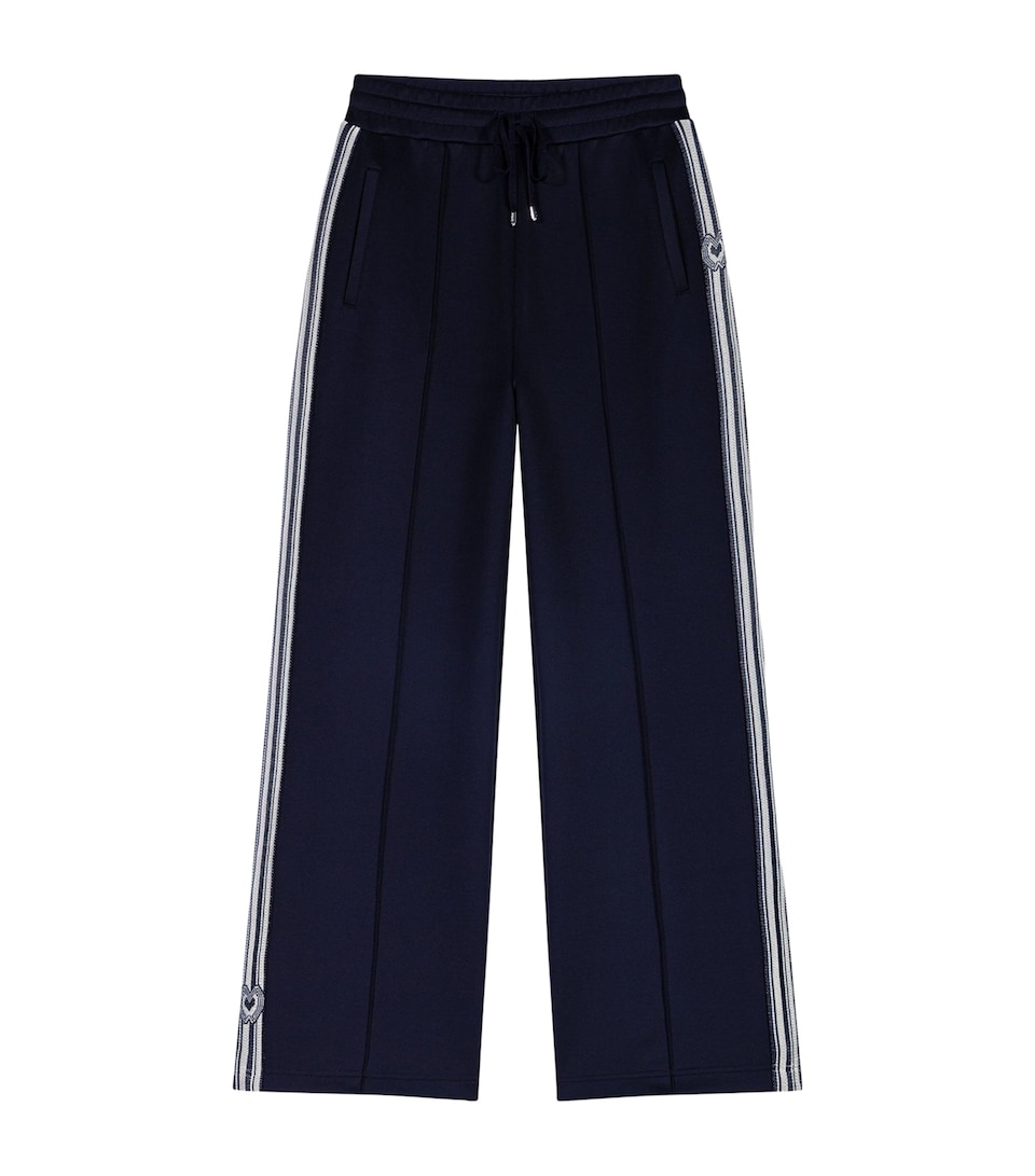 Maje Womens Drawstring Sweatpants Navy