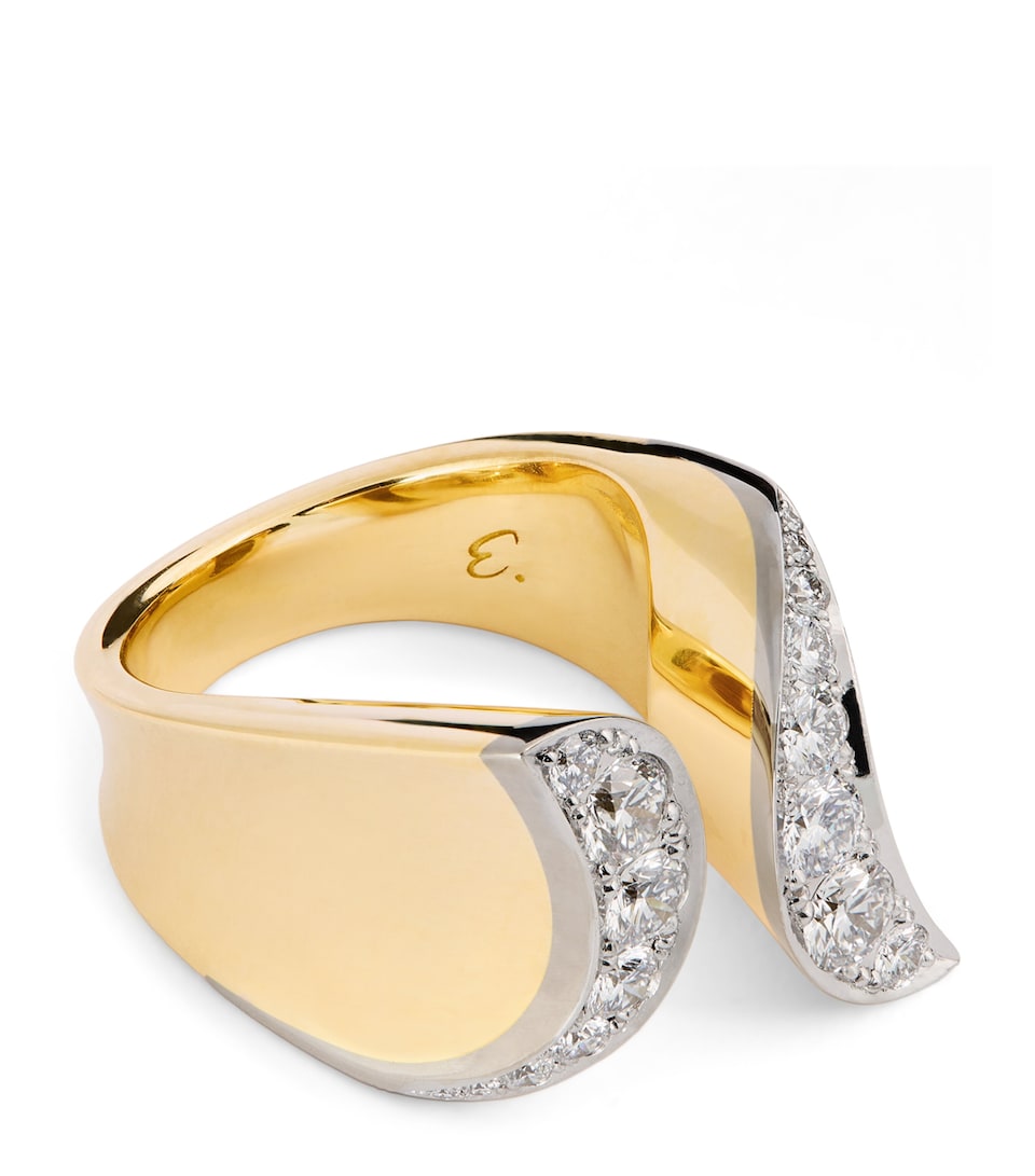 Engelbert Yellow Gold and Diamond Margareta Ring Yellow Gold