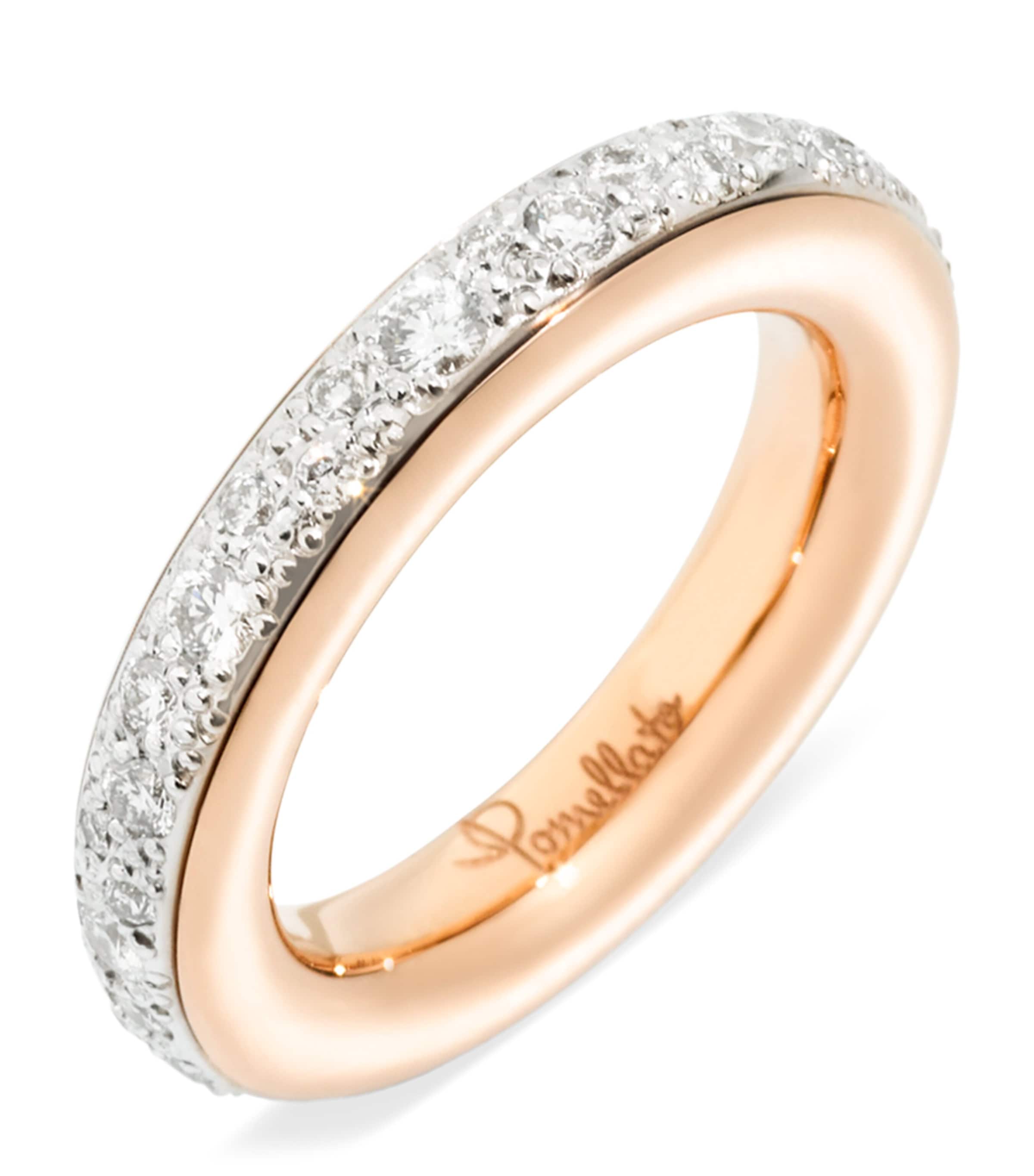 Pomellato Rose Gold and Diamond Iconica Ring