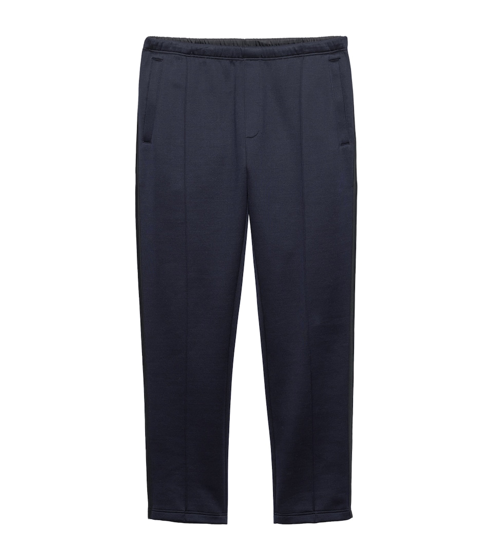 Prada Mens Cotton-Blend Re-Nylon Trousers