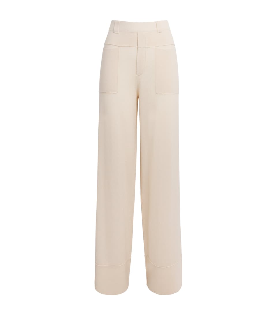 Wool-Blend Cargo Trousers
