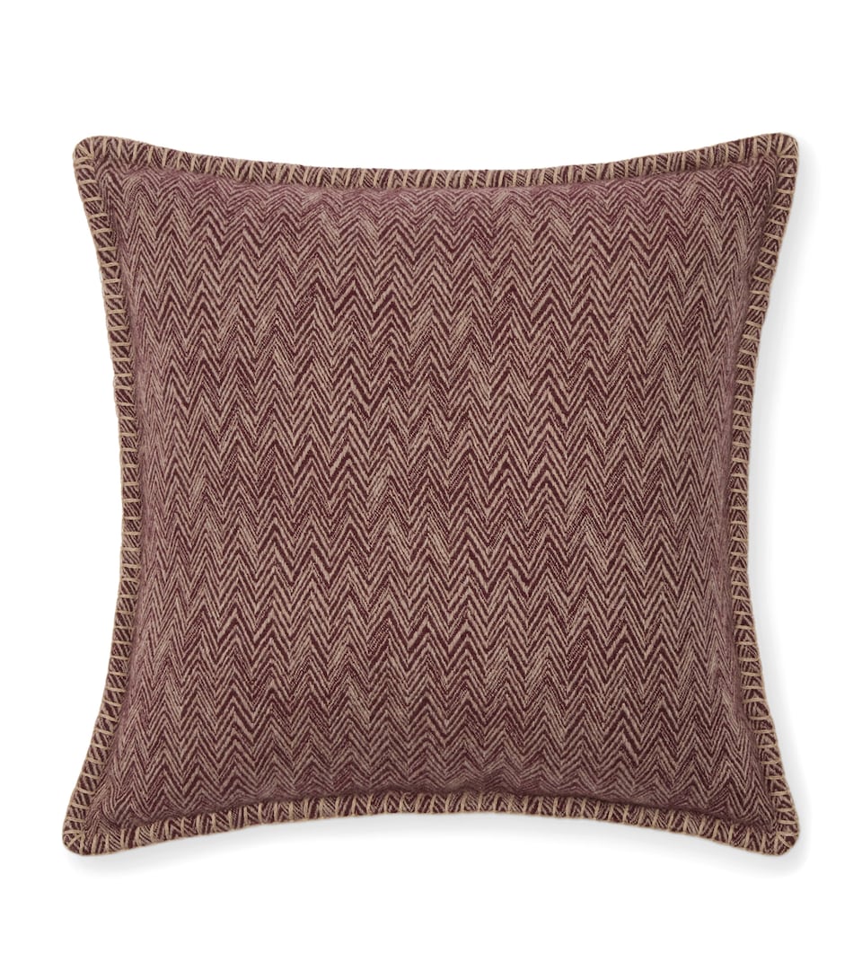 Missoni Home Wool-Cashmere Camelia Cushion (45cm x 45cm) Bordeaux