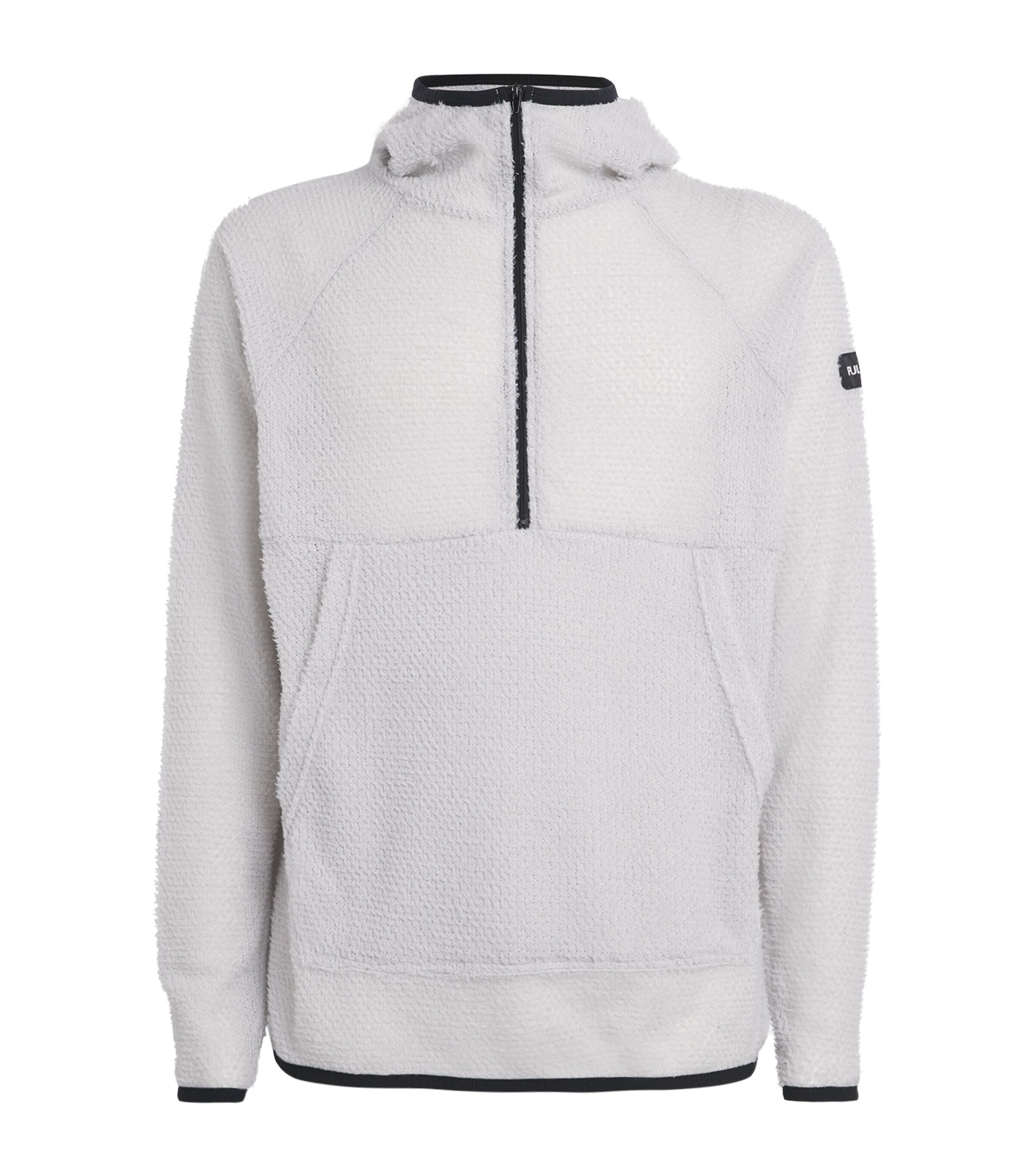 Fleece Quarter-Zip Stowaway Hoodie