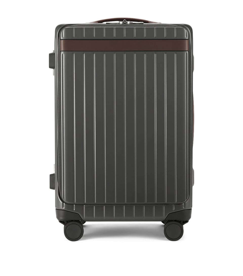 Carl Friedrik The Carry-On X Suitcase (55cm) Grey/ Chocolate