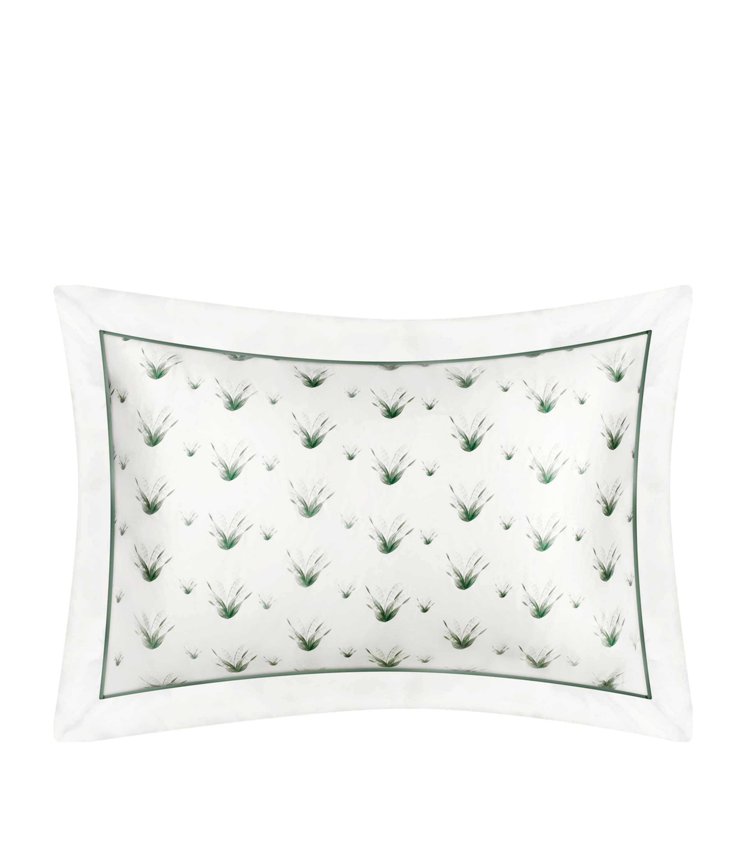 x Memo Press Silk Lily Of The Valley Oxford Pillowcase (50cm x 90cm)
