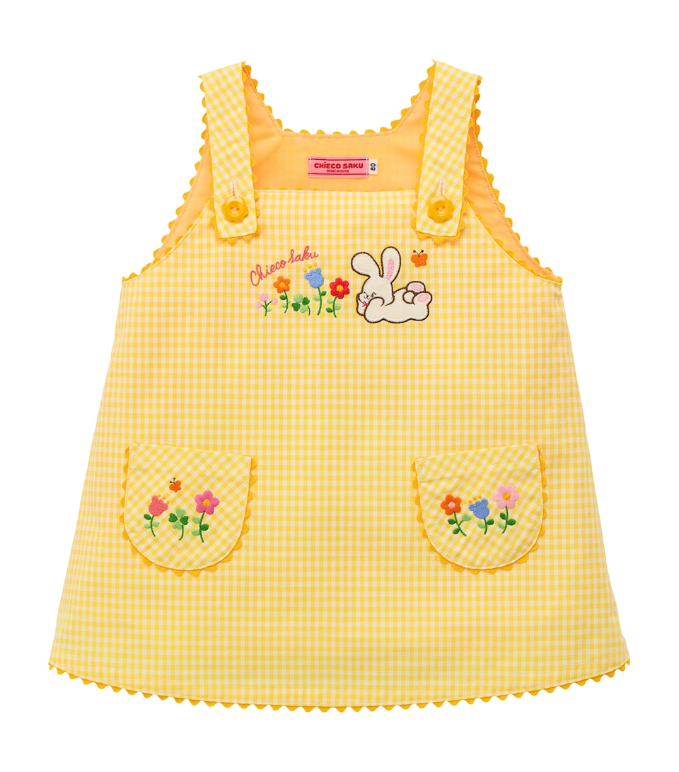 Miki House Cotton-Blend Gingham Chieco Saku Dress (2-7 Years)