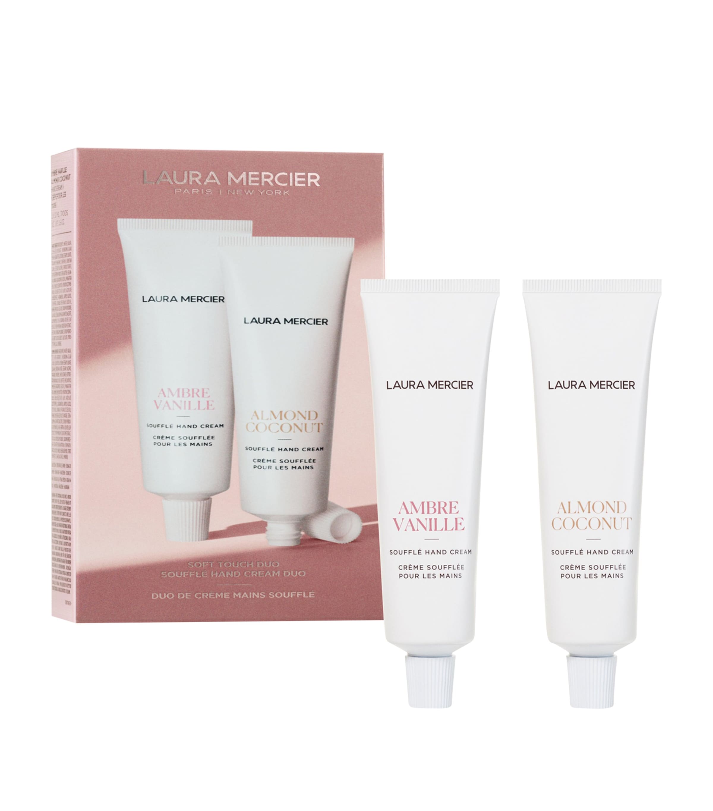 Laura Mercier Soufflé Hand Cream Duo Ambr Vanill Alm Coco