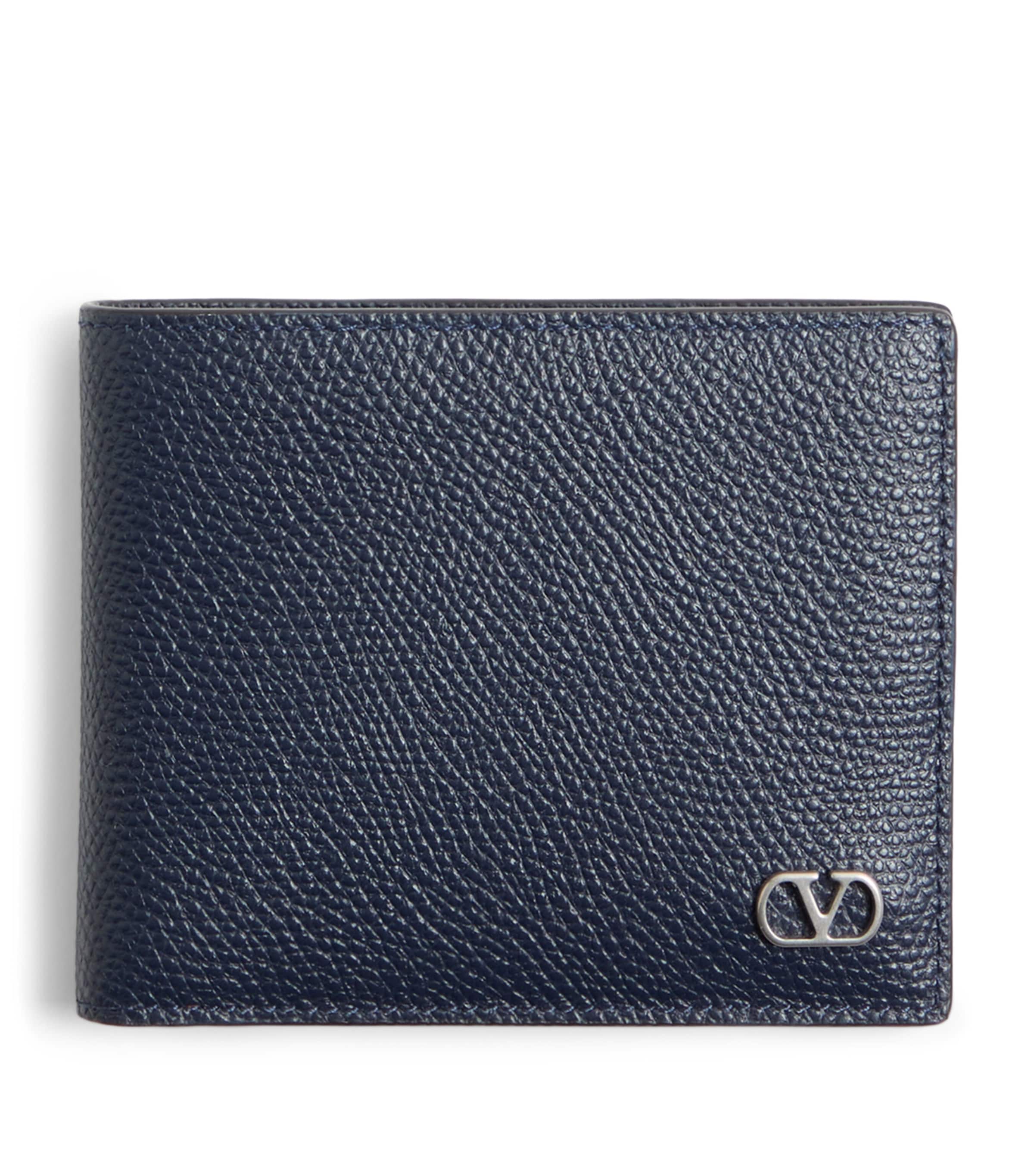 Leather VLogo Signature Bifold Wallet