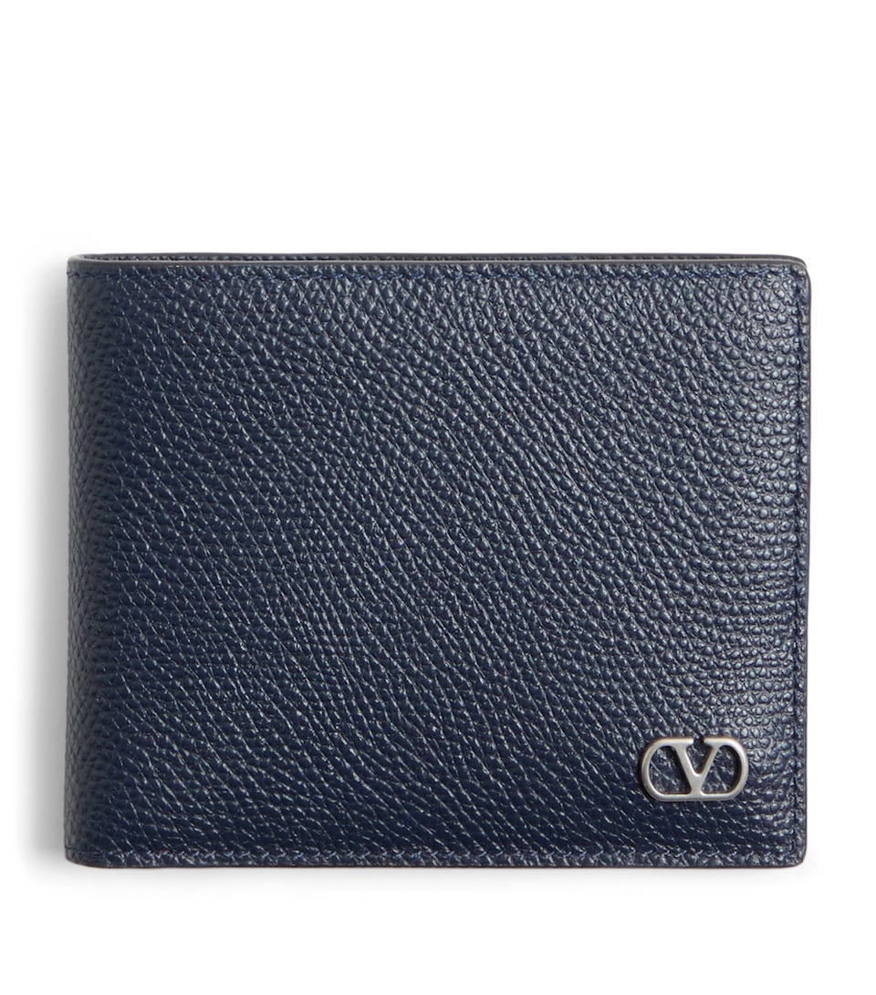 Leather VLogo Signature Bifold Wallet