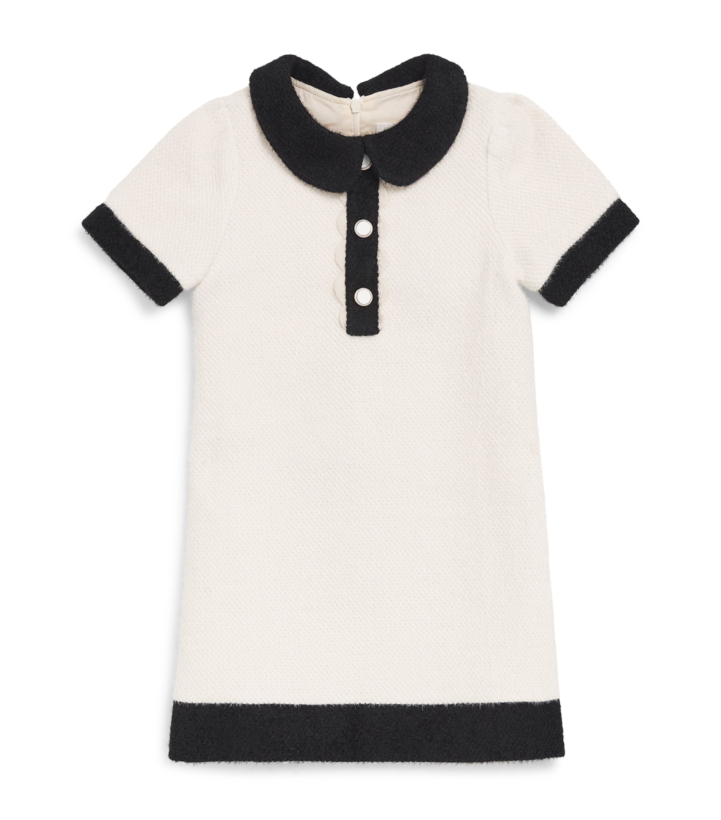 Patachou Knitted Two-Tone Polo Dress (2-14 Years)