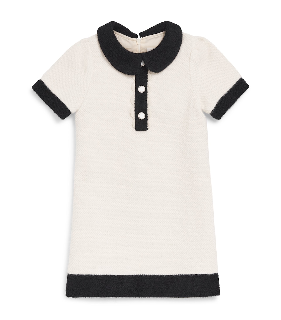 Patachou Knitted Two-Tone Polo Dress (2-14 Years)