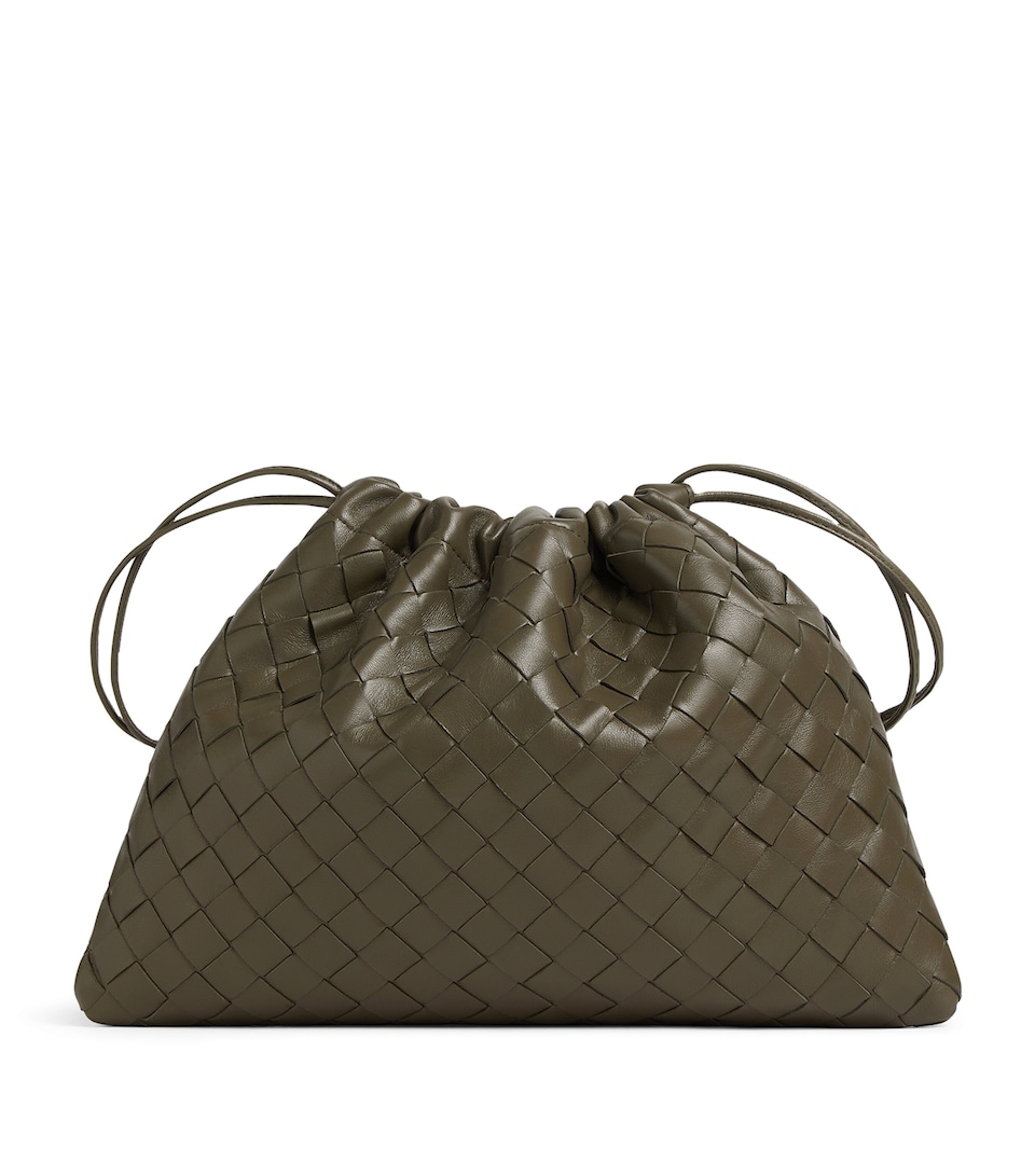 Medium Leather Dustbag Clutch Bag